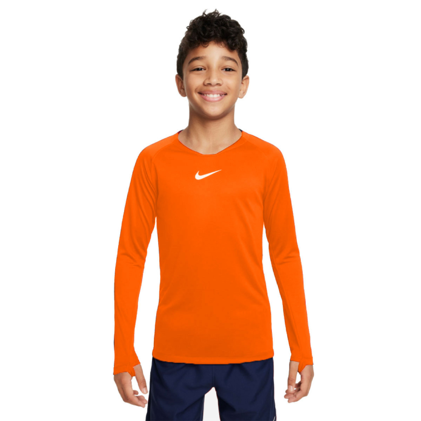 Nike Dri-FIT Park Sous-Maillot Manches Longues Enfants Orange