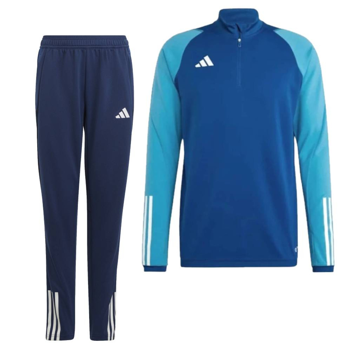 adidas Tiro 23 Competition 1/4-Zip Survêtement Enfants Bleu Bleu Clair Bleu Foncé