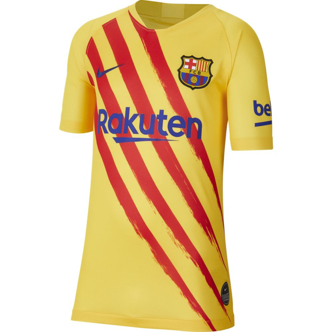 Nike FC Barcelona Stadium Voetbalshirt 2019-2020 Kids Geel Rood