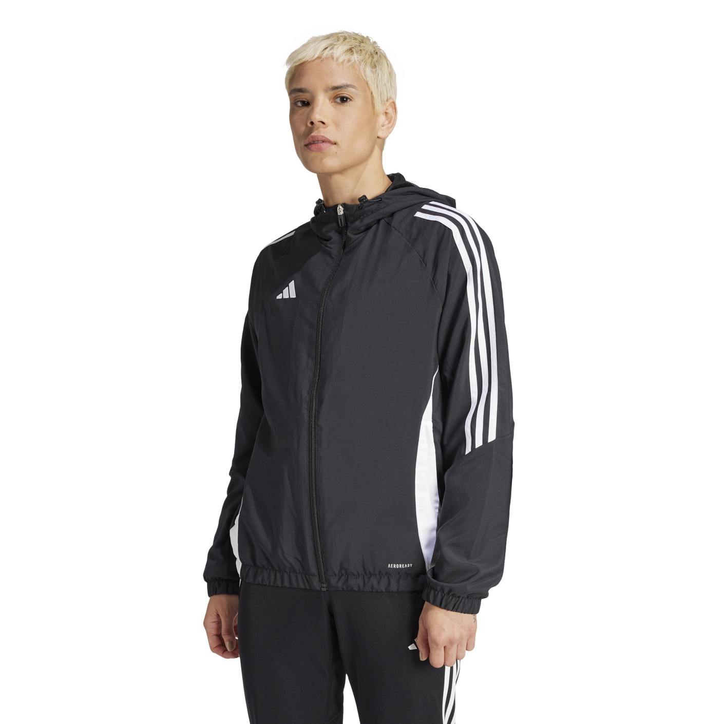 adidas Tiro 24 Coupe-Vent Femmes Noir Blanc
