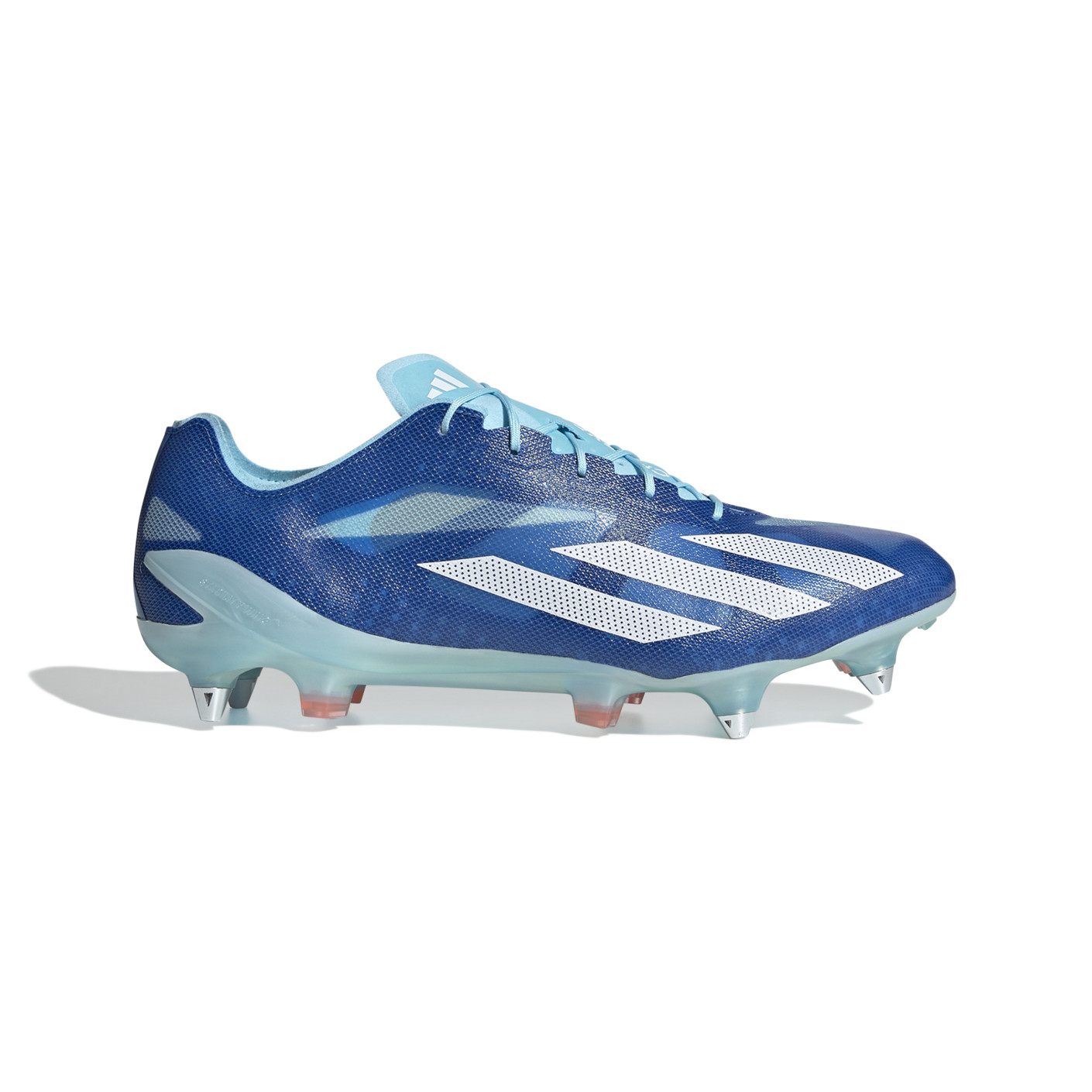 adidas X Crazyfast+ IJzeren-Nop Voetbalschoenen (SG) Blauw Lichtblauw Wit