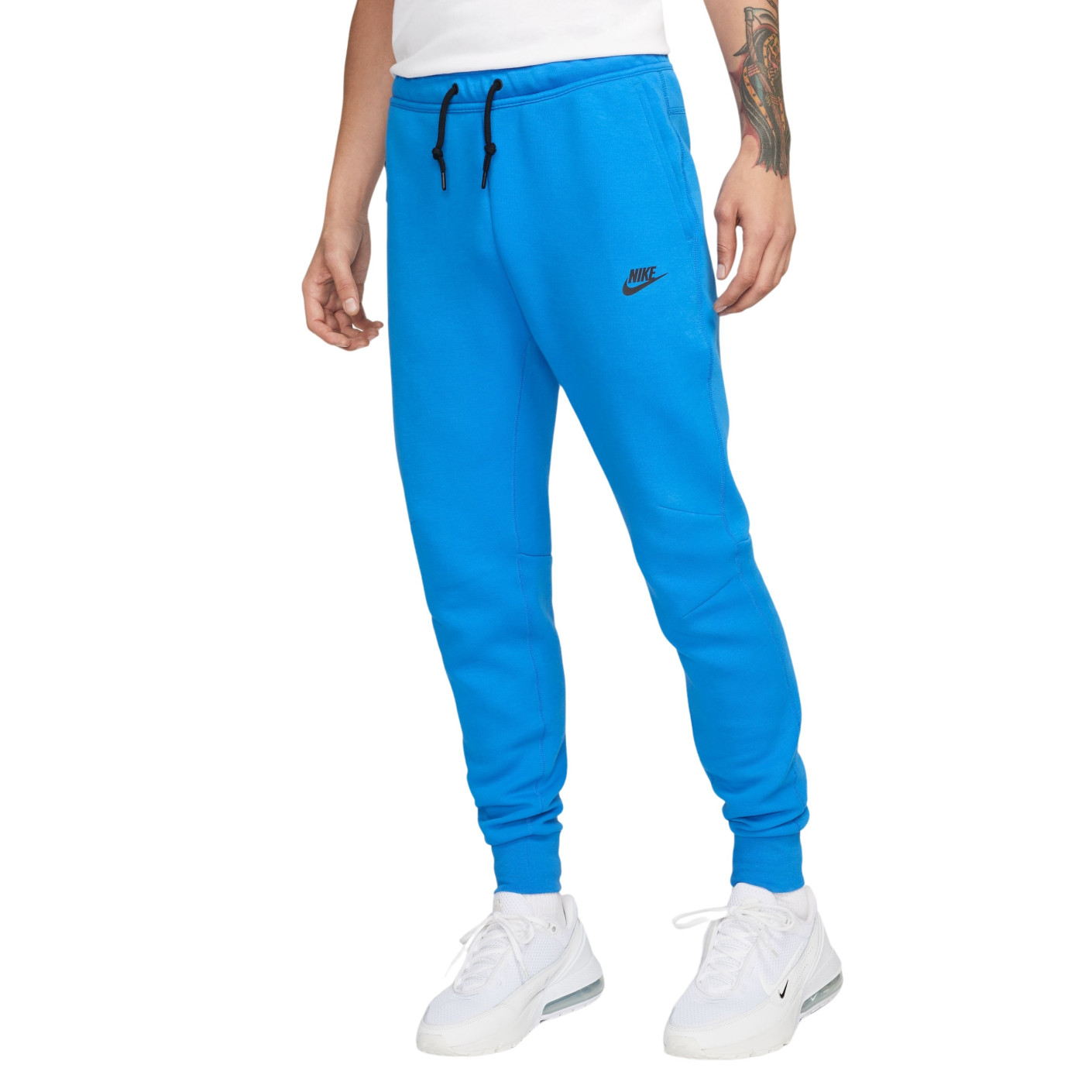 Nike Tech Fleece Sportswear Pantalon de Jogging Bleu Noir Noir Voetbalshop.be