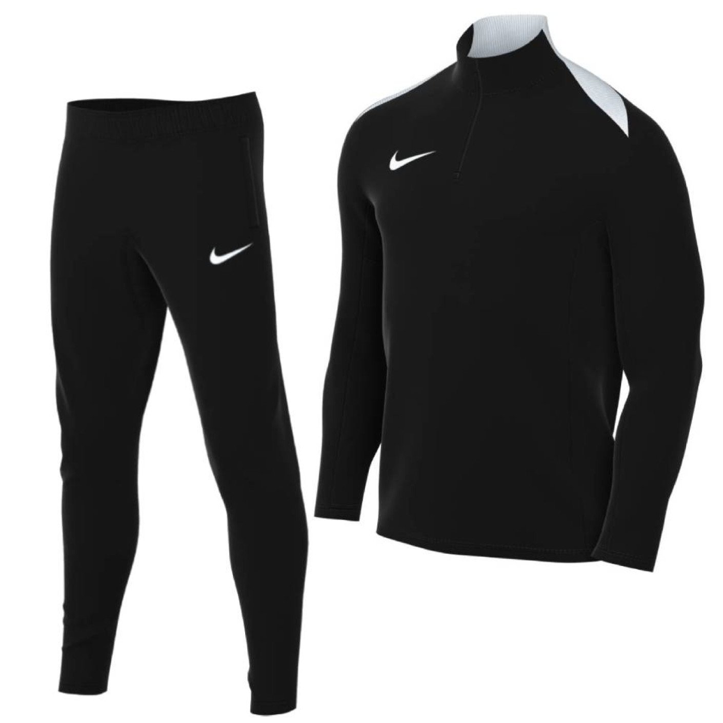 Nike Academy Pro 24 Survêtement 1/4-Zip Enfants Noir Blanc