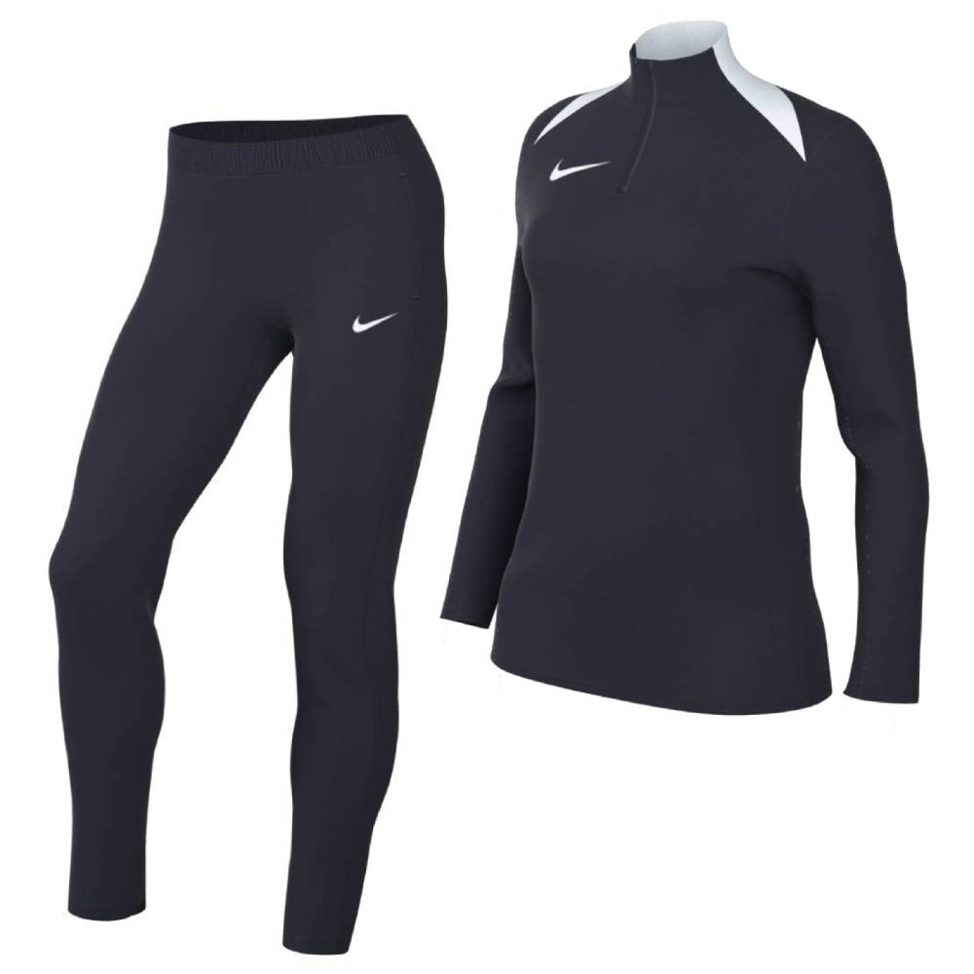 Nike Academy Pro 24 Survêtement 1/4-Zip Femmes Bleu Foncé Blanc