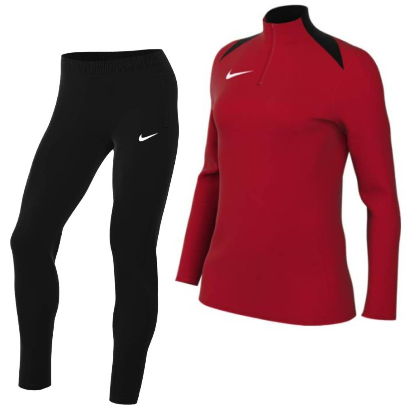 Nike Academy Pro 24 Survêtement 1/4-Zip Femmes Rouge Blanc