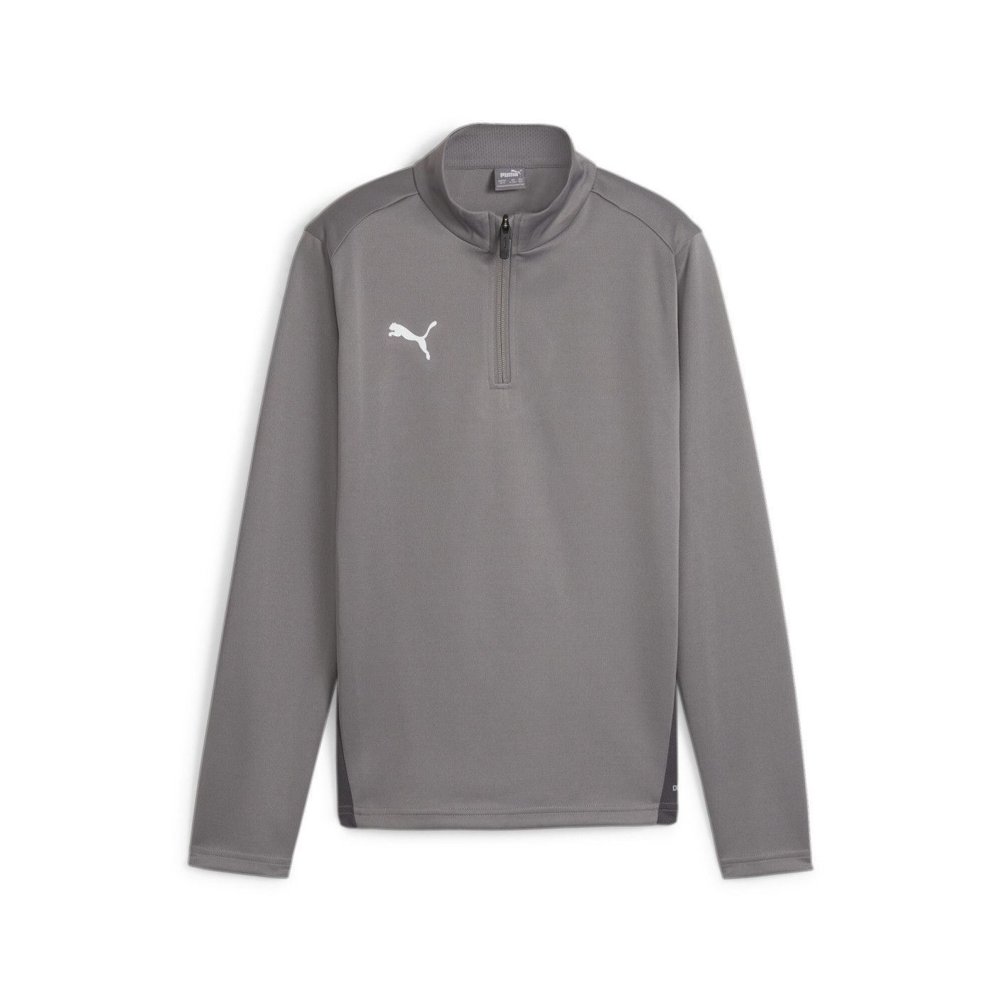 PUMA teamGOAL Haut d'Entraînement 1/4-Zip Enfants Gris Blanc