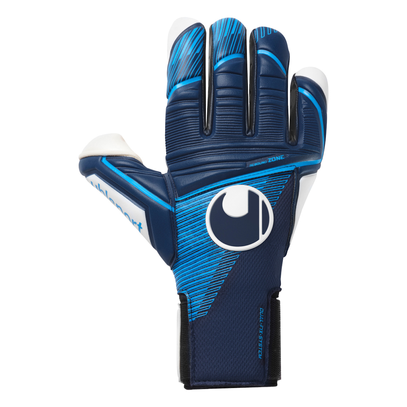 Uhlsport Classic Absolutgrip Tight HN Keepershandschoenen Donkerblauw Felblauw Wit