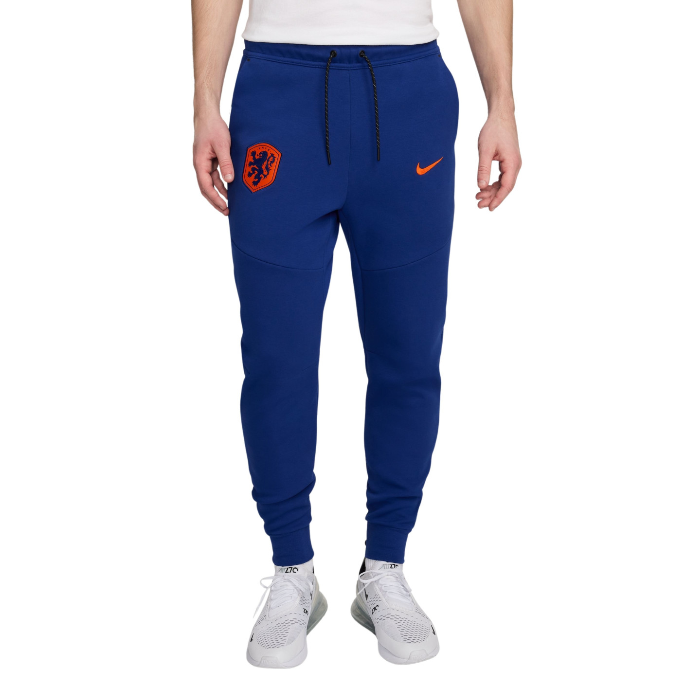 Nike Nederland Tech Fleece Joggingbroek 2024-2026 Blauw Oranje