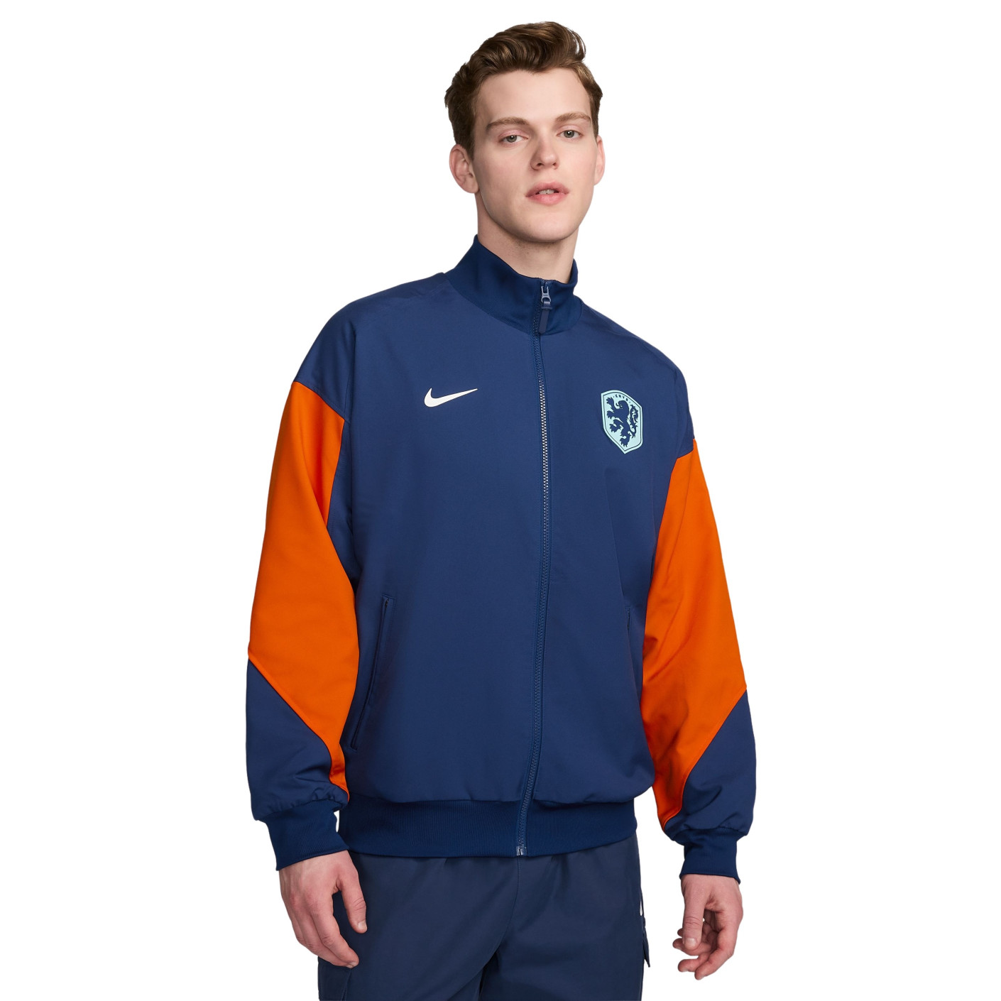 Veste nike orange bleu top