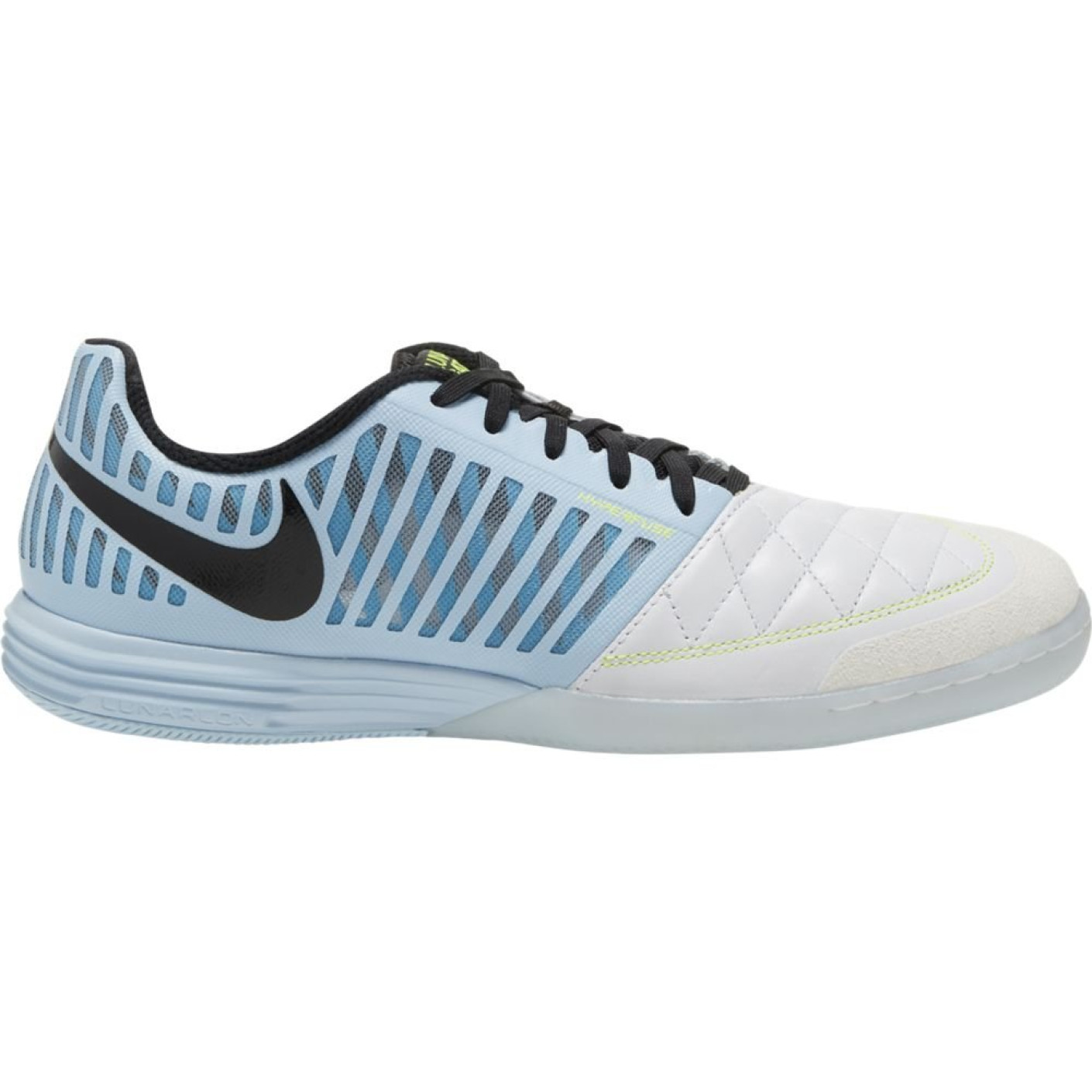 Nike Lunargato II Zaalvoetbalschoenen (IN) Wit Lichtblauw