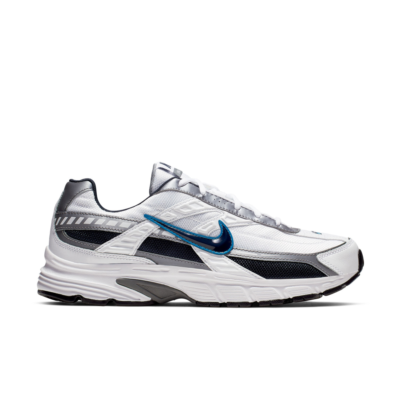 Nike Initiator Sneakers Wit Zilver Blauw Zwart