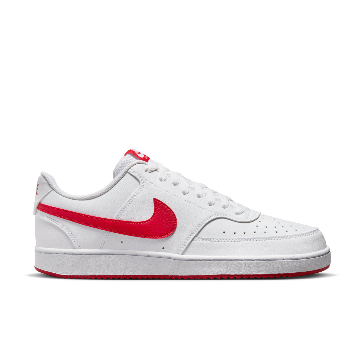 Nike Court Vision Low Next Nature Baskets Blanc Rouge