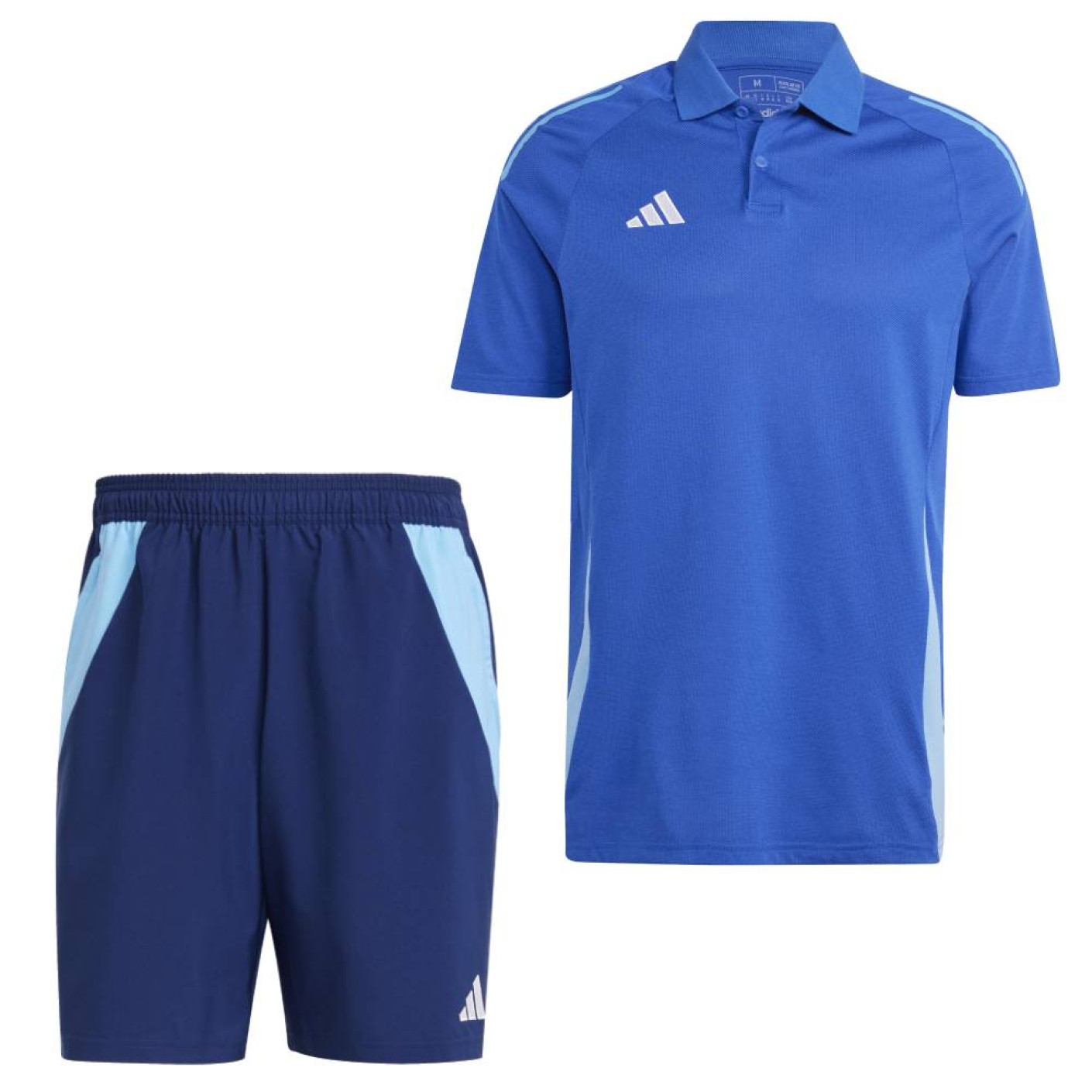 adidas Tiro 24 Competition Polo Trainingsset Blauw Donkerblauw