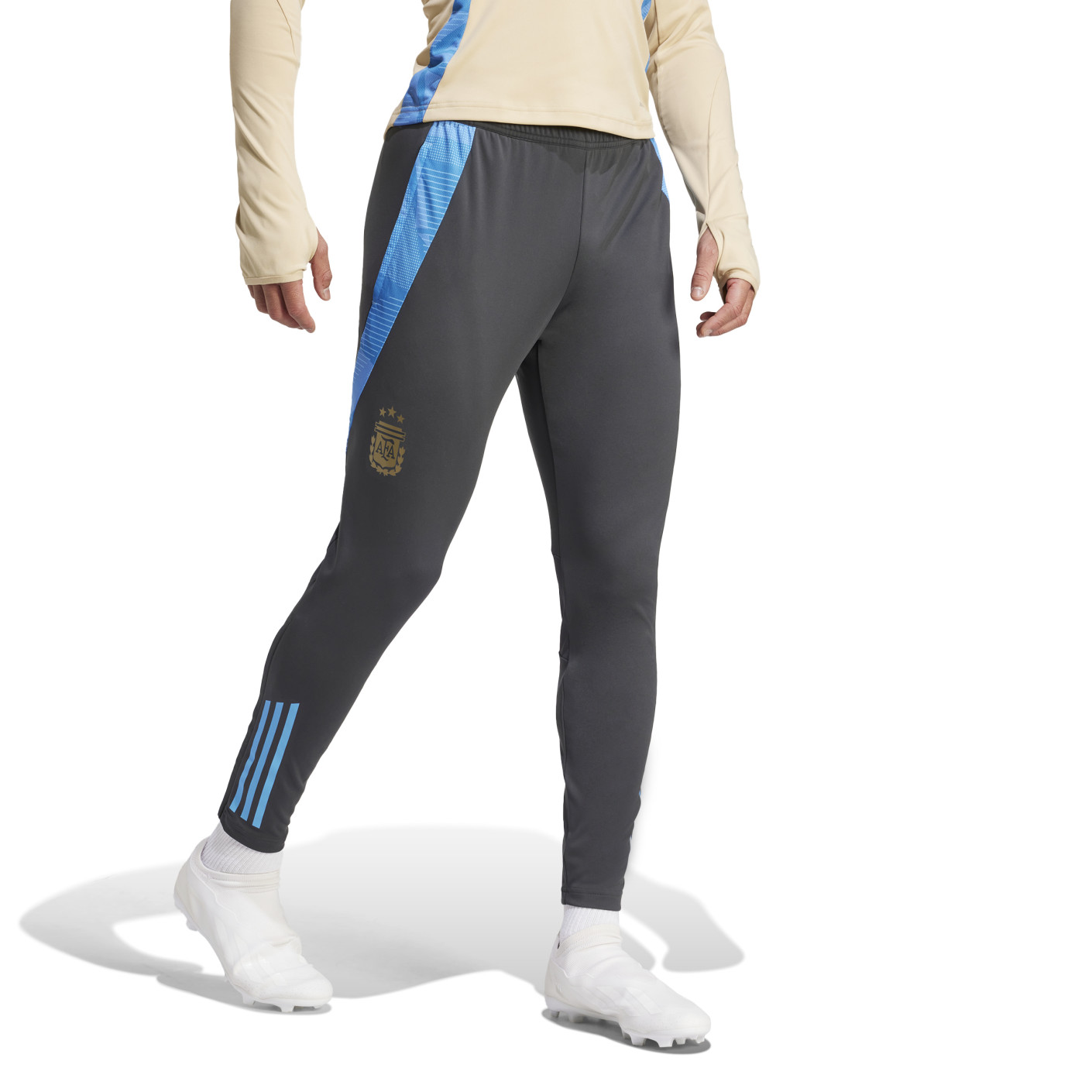 adidas Argentine Pantalon d'Entraînement 2024-2026 Gris Foncé Bleu Clair Doré