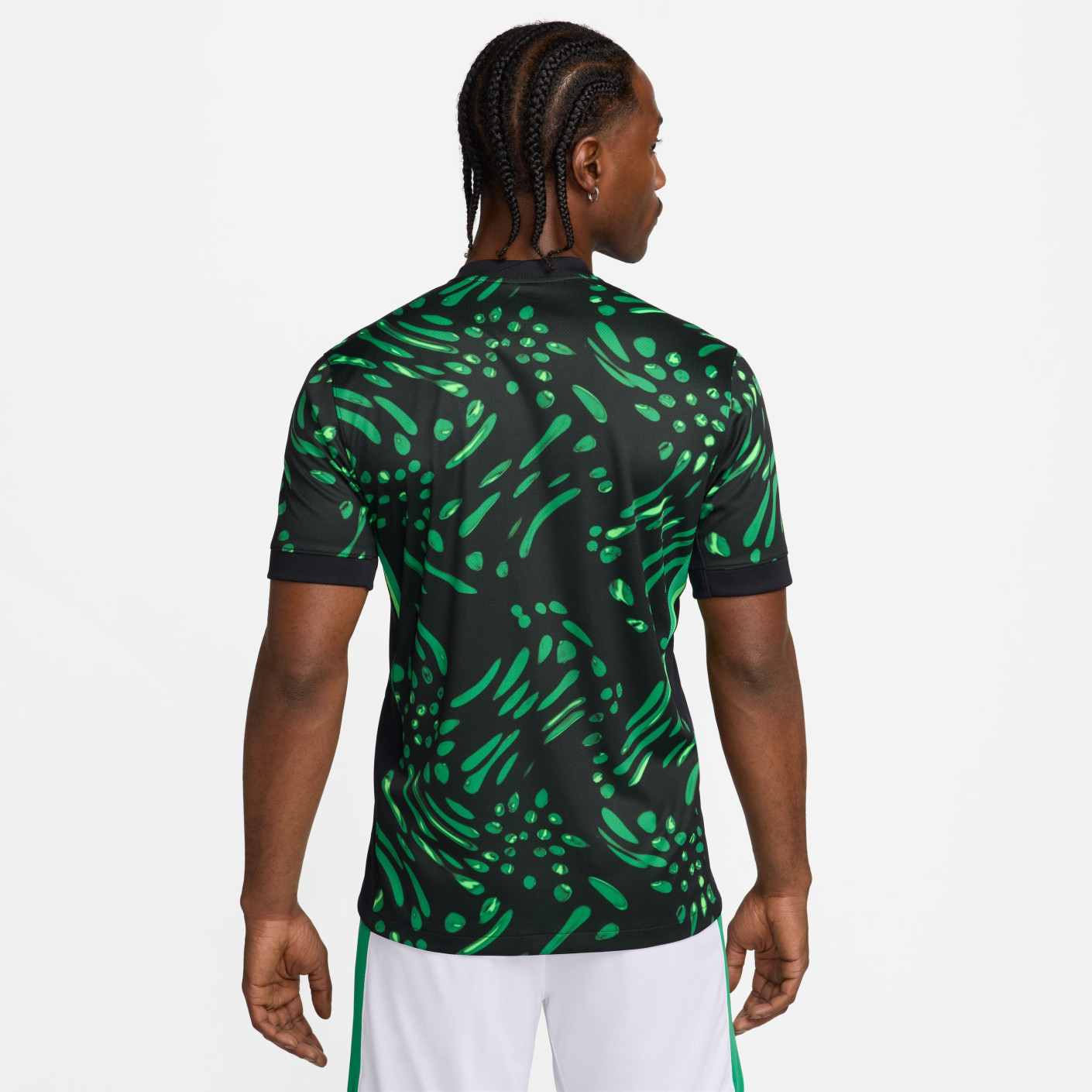Nigeria Maillot d'Entraînement Dri-FIT Strike Drill - Gris/Vert/Blanc