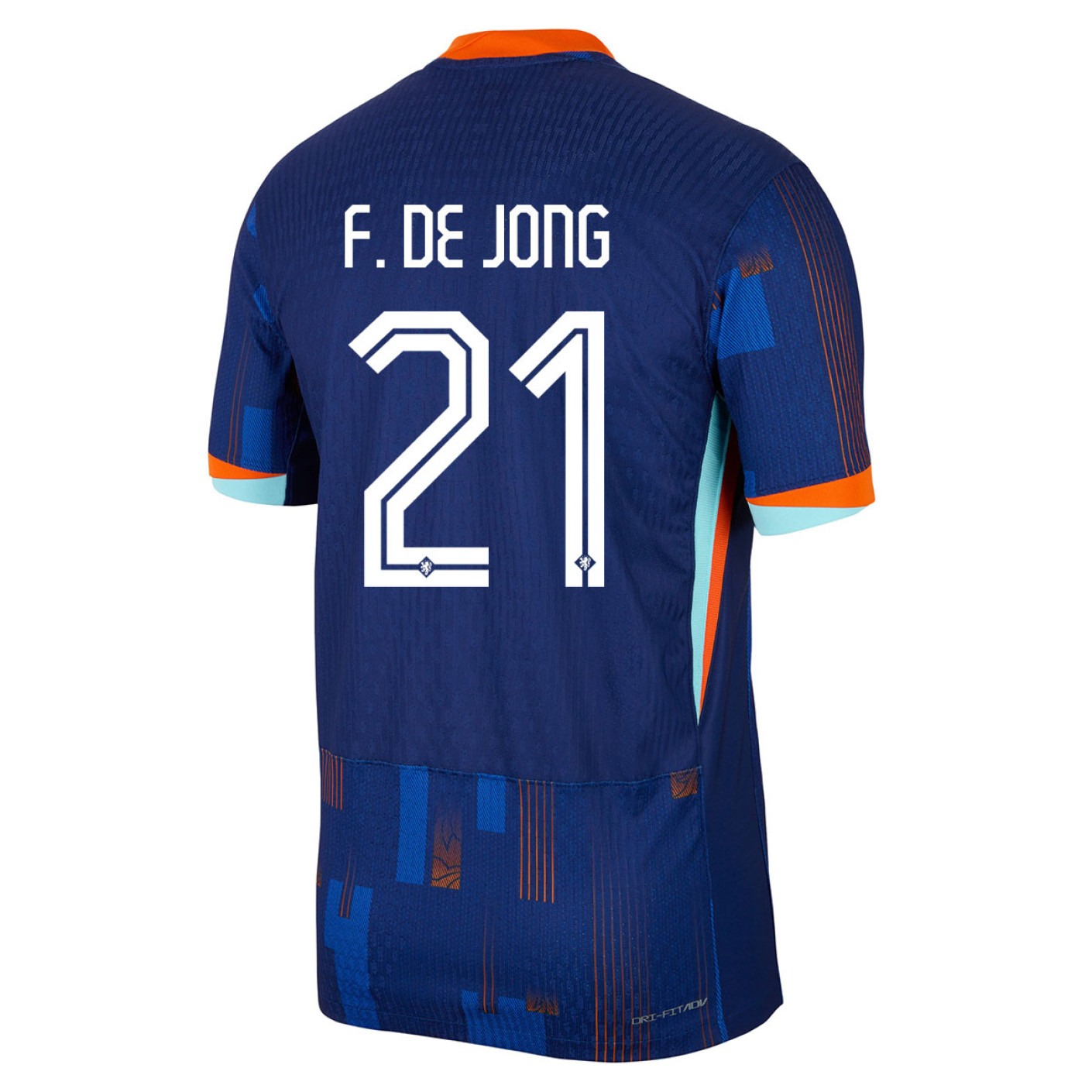 Maillot extérieur authentique Nike Netherlands F. de Jong 21 2024-2026