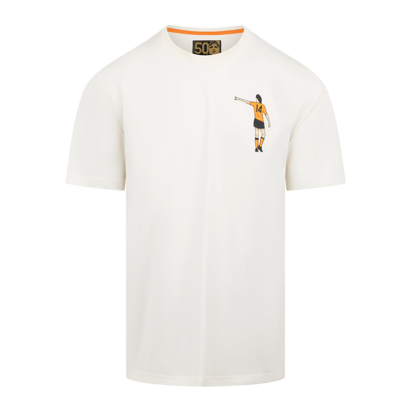 T-shirt graphique Cruyff Dos Rayas blanc