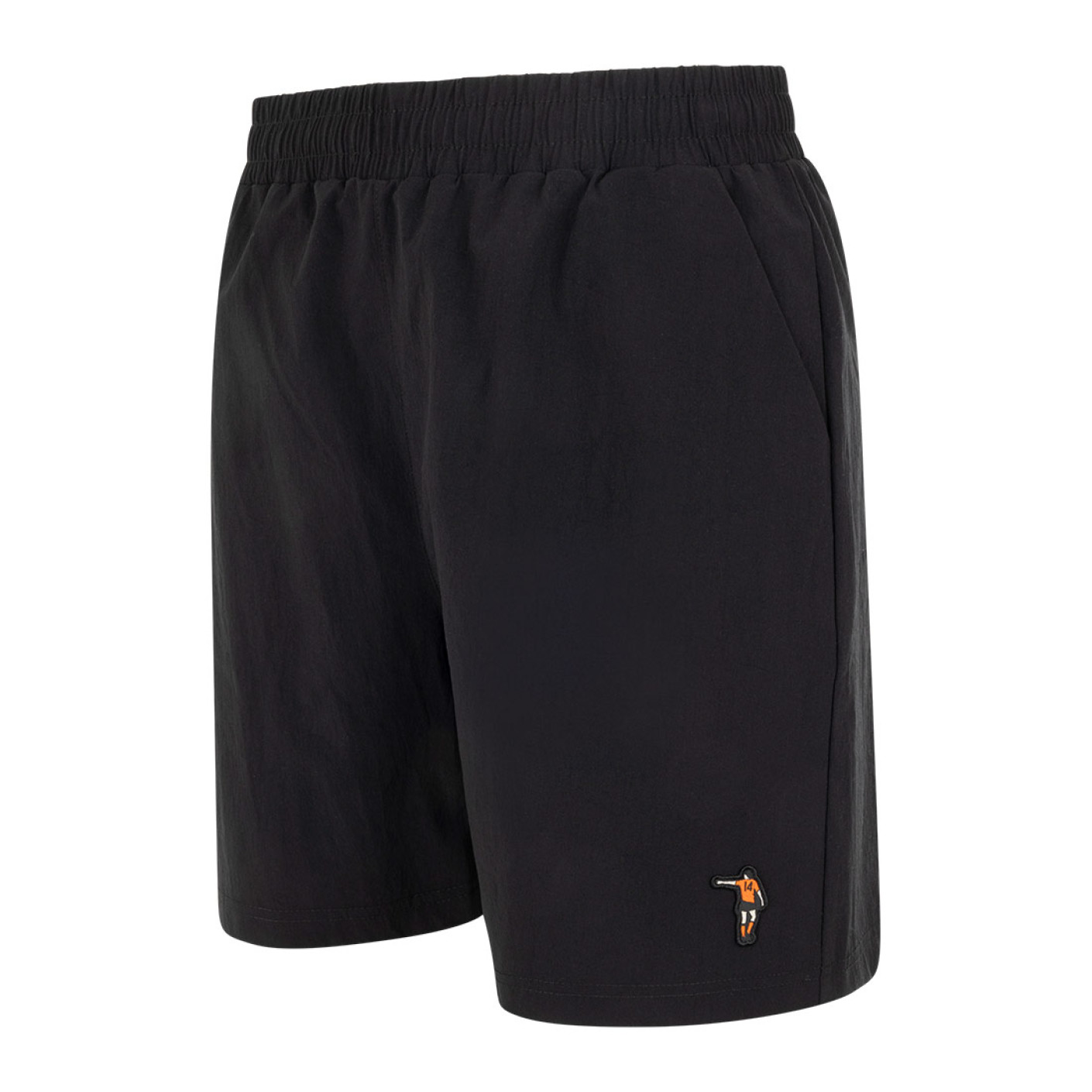 Short tissé Cruyff Dos Rayas noir et orange