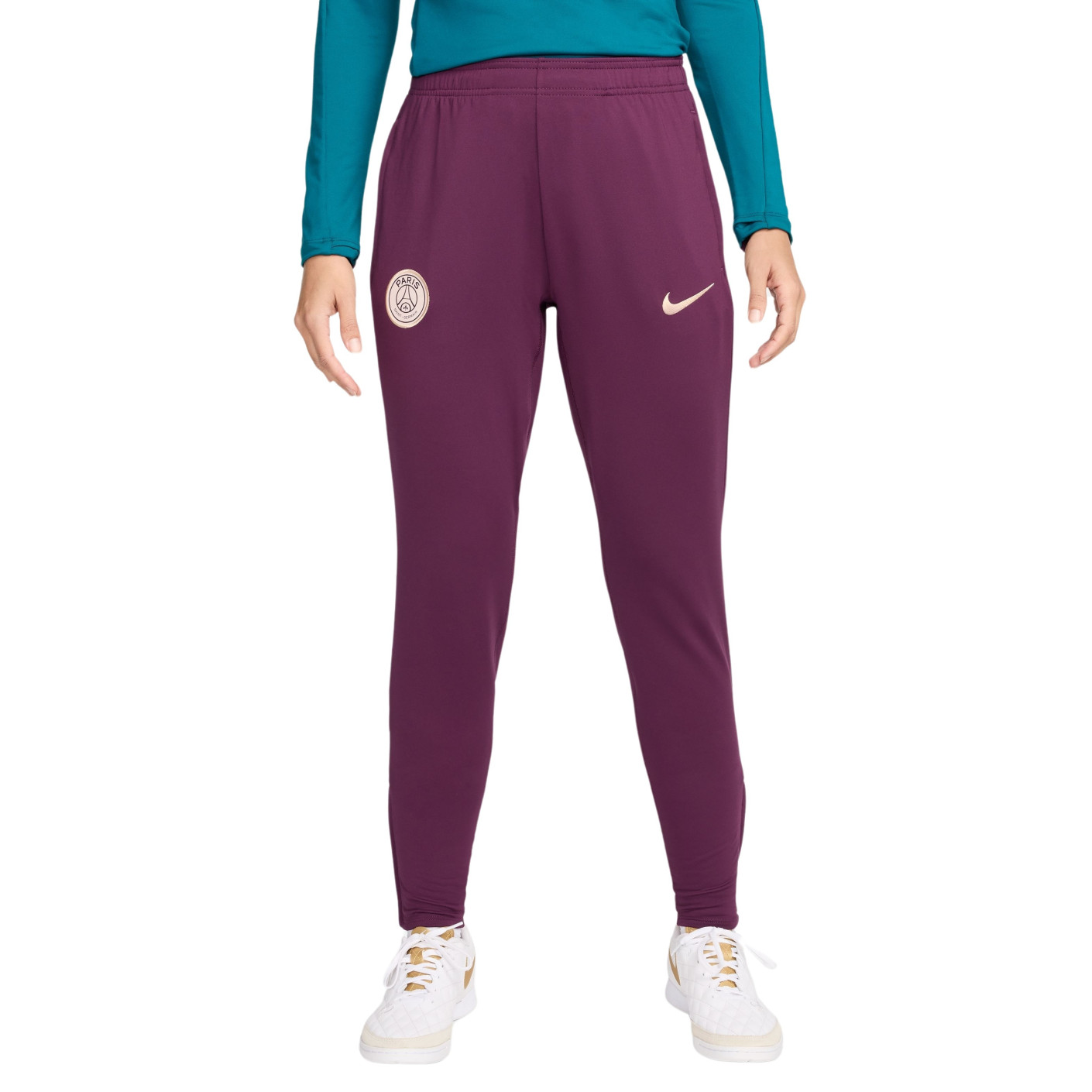 Nike Paris Saint-Germain Strike Pantalon d'Entraînement 2024-2025 Femmes Mauve Blanc Vert Doré