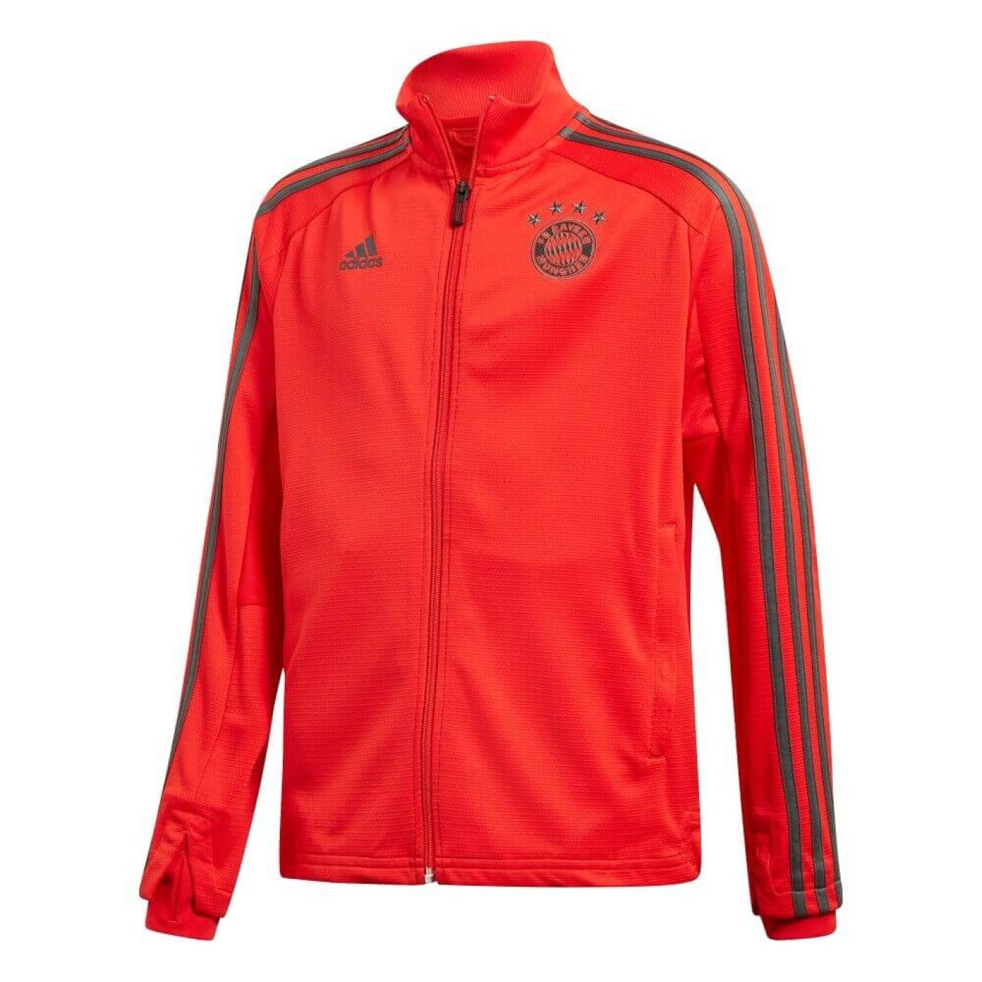 adidas Bayern Munchen Trainingsjack 2018-2019 Kids Red Utility Ivy