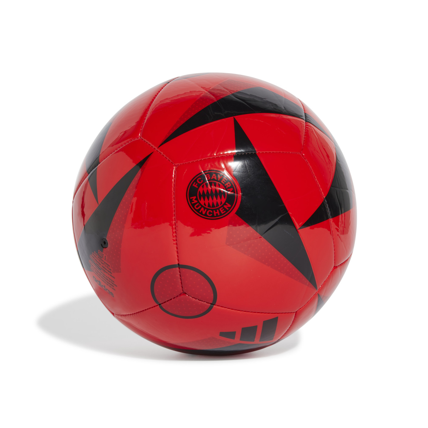 Ballon de football adidas Bayern München Fussballliebe Club Taille 5 rouge noir