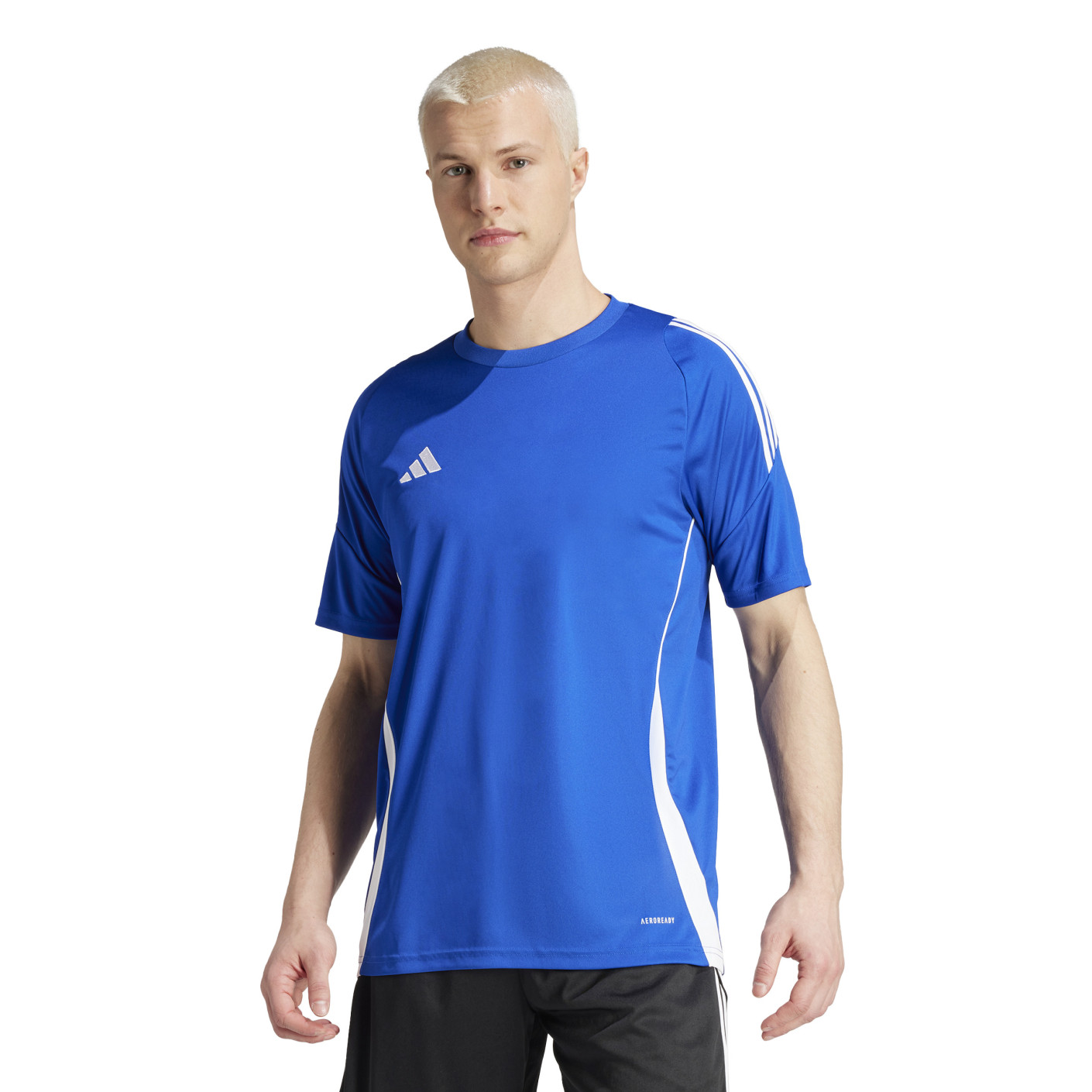 adidas Tiro 24 Maillot d'Entraînement Bleu Blanc