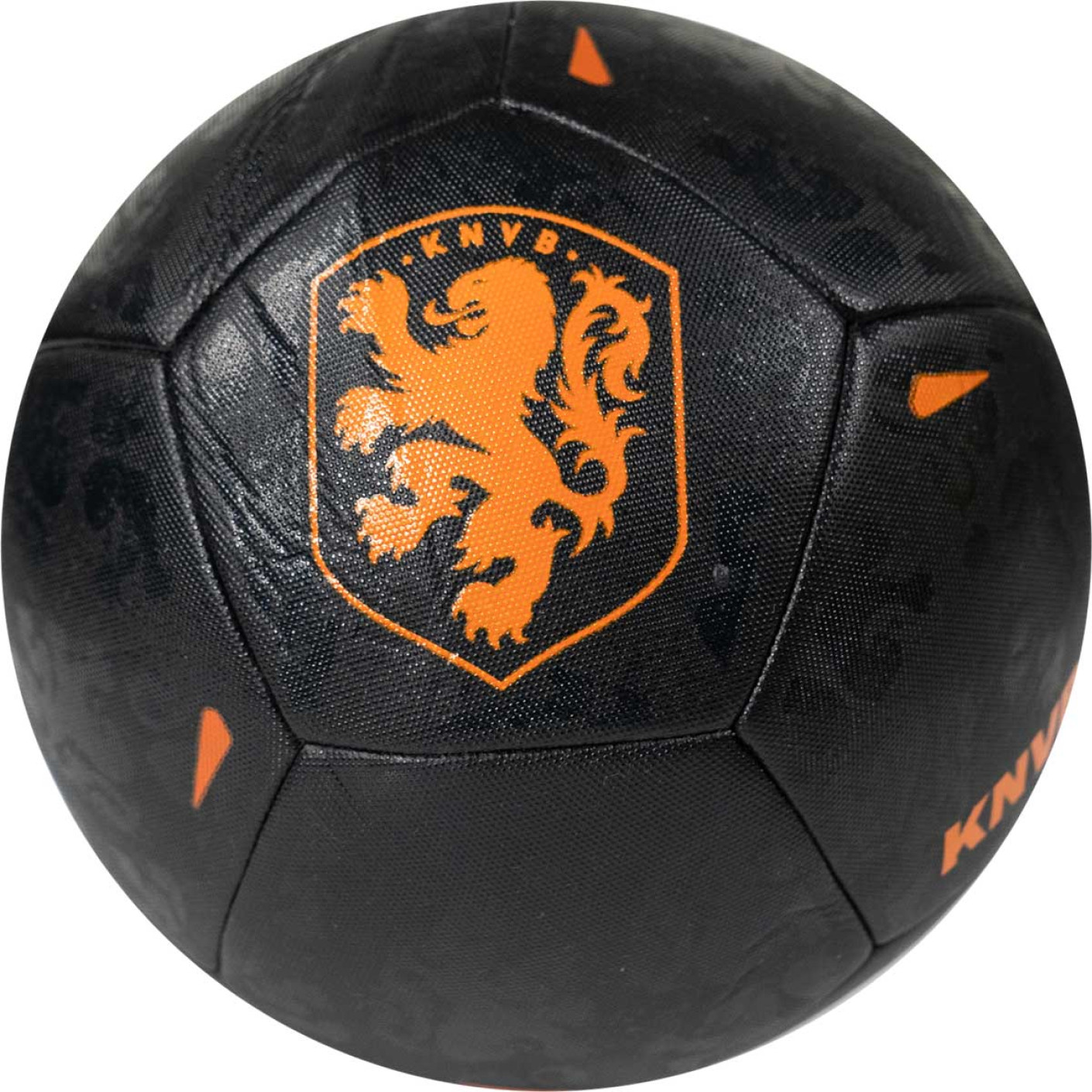 KNVB Logo Voetbal Maat 5 Zwart Oranje