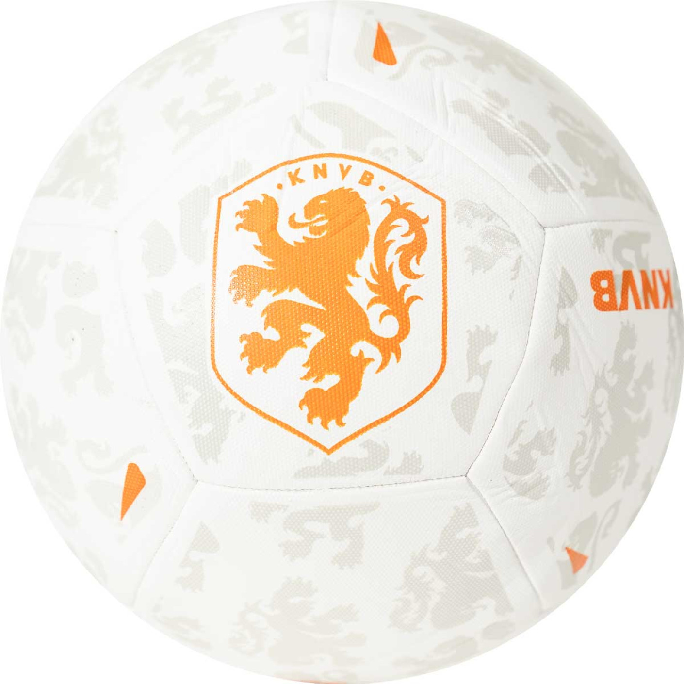 KNVB Logo Voetbal Maat 5 Wit Oranje