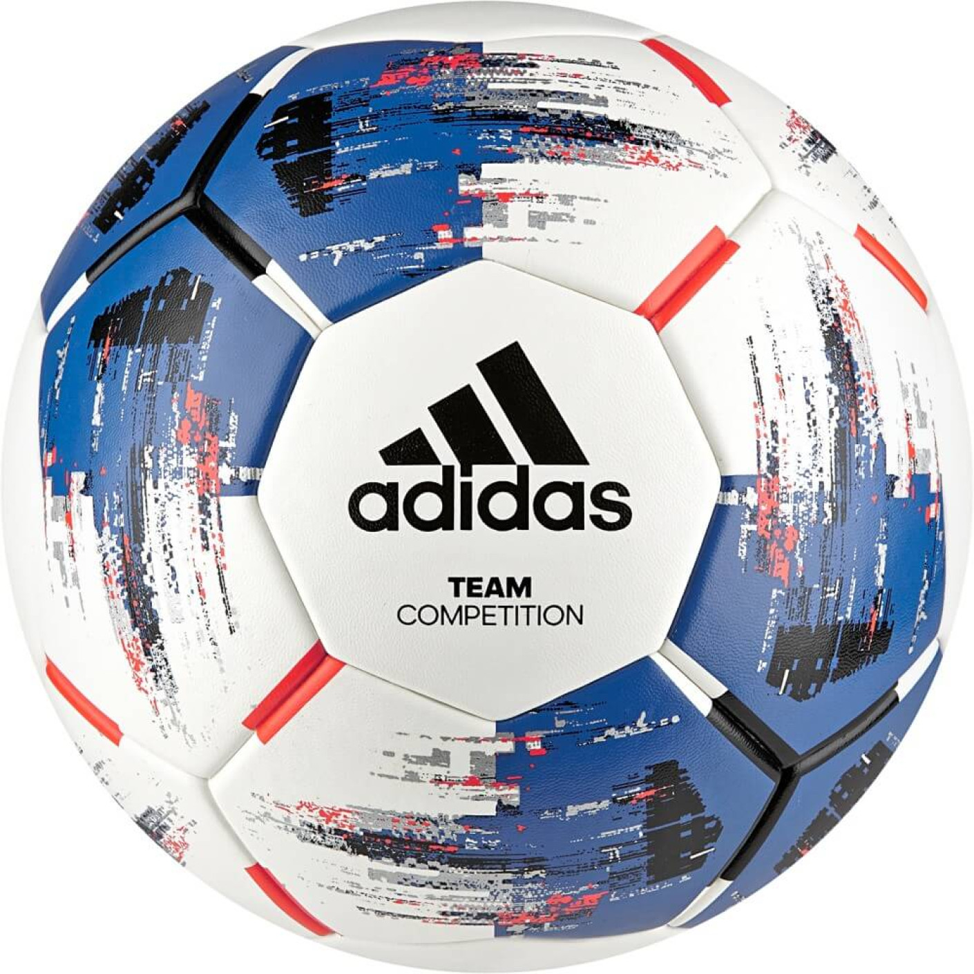 adidas Team Competition Voetbal 5 White Blue Black Solar