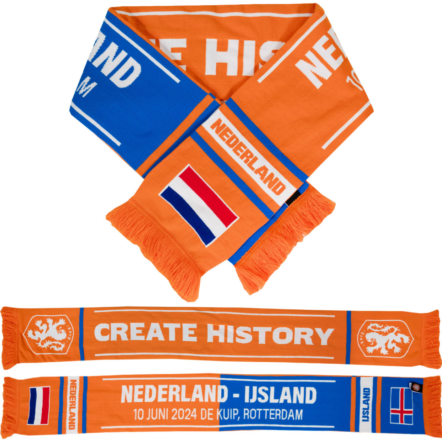 KNVB Sjaals Nederland - IJsland