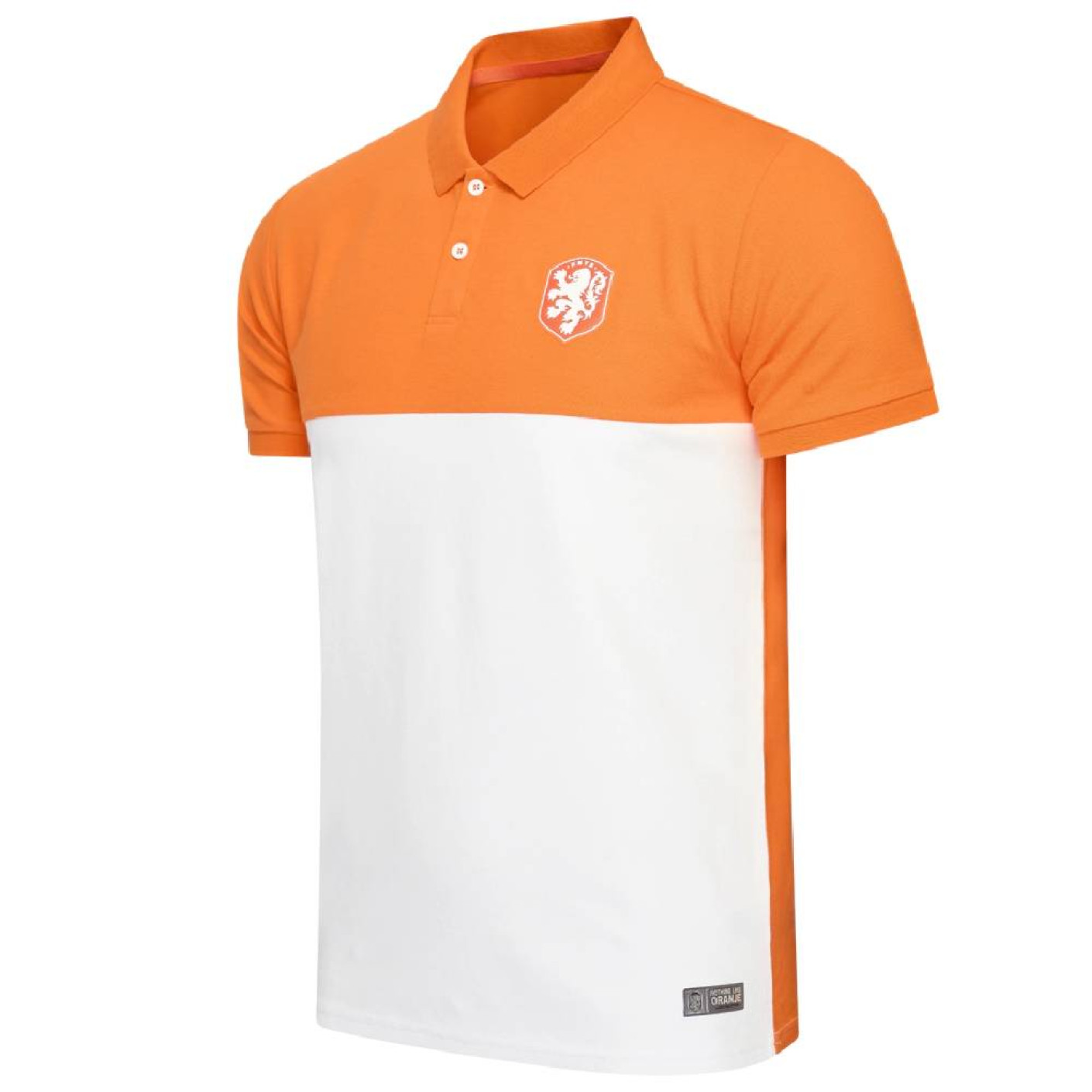 KNVB Polo Oranje Wit 