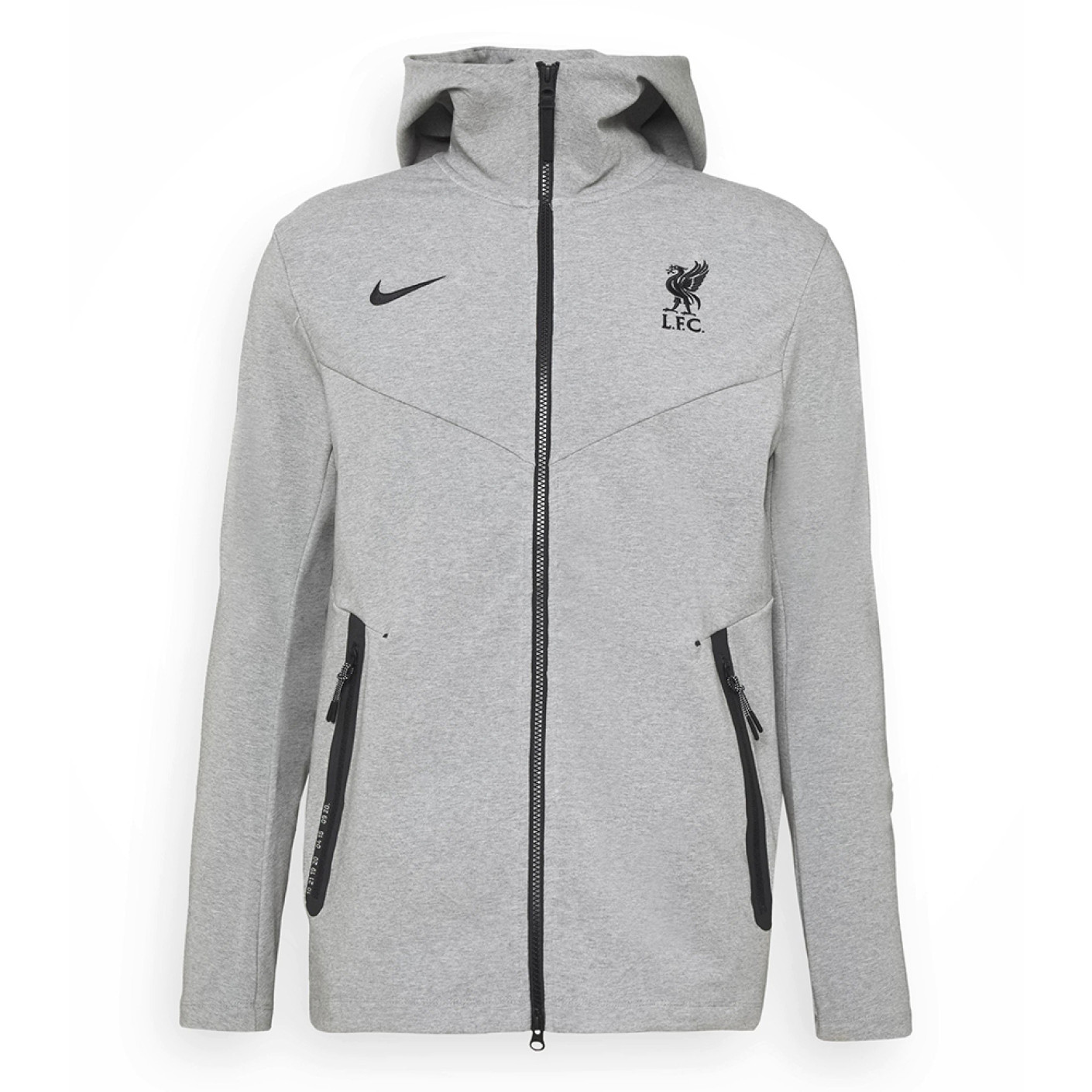 Nike Liverpool Tech Fleece Pack Hoodie Full Zip 2020-2021 Donkergrijs