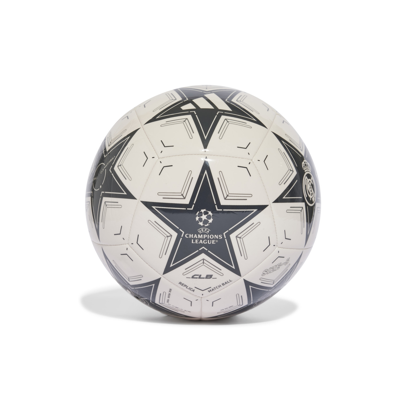 Ballon De Football Officiel Real Madrid - Taille 5, Polyuréthane, Collection Supporter