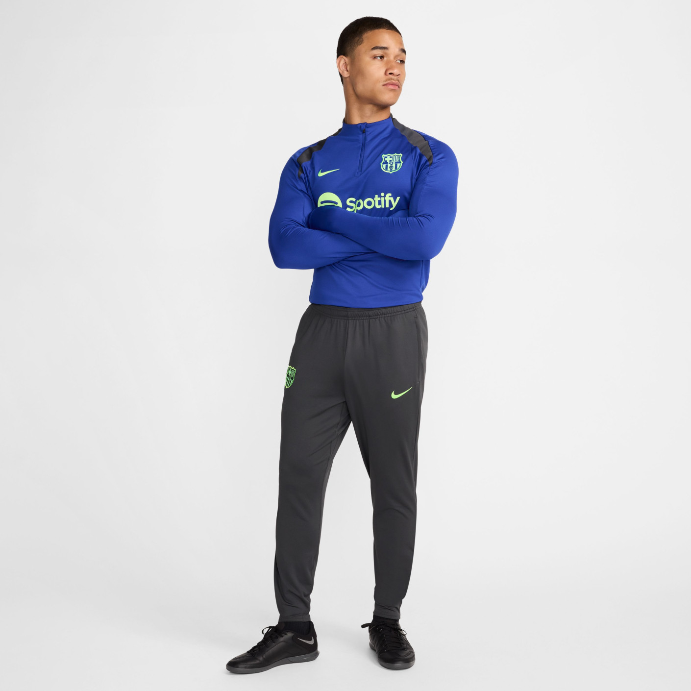 Pantalon Training FC Barcelone – Officiel, Homme XL, Polyester, Coupe Fit