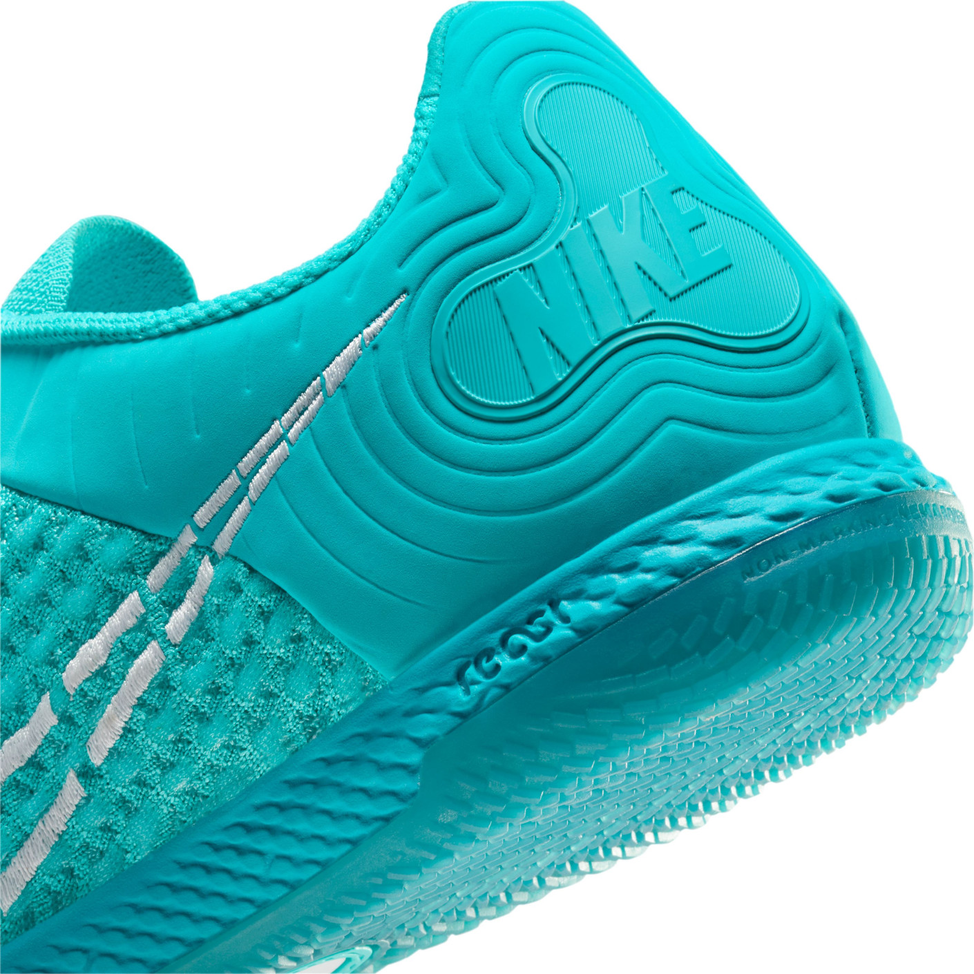Nike React Gato Zaalvoetbalschoenen (IN) Turquoise Wit - Voetbalshop.be