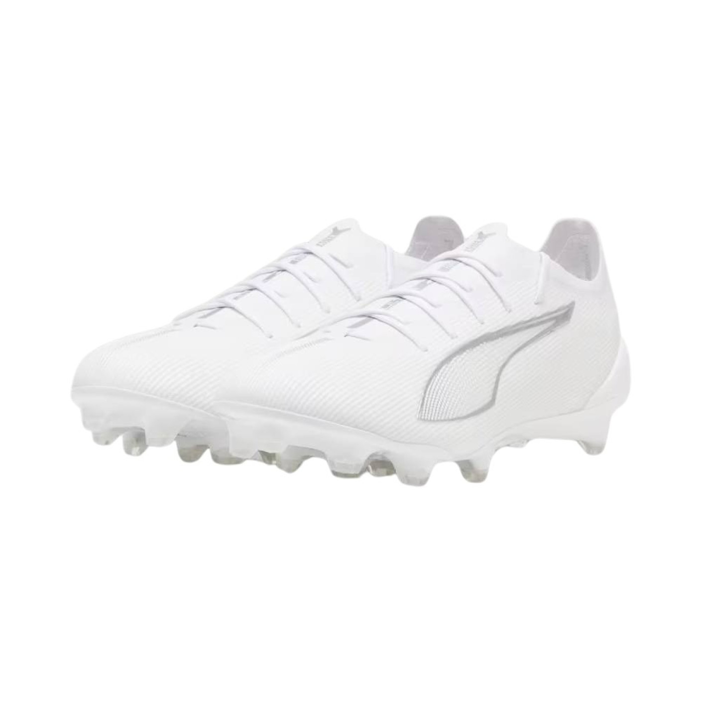 PUMA Ultra 5 Ultimate Gras Voetbalschoenen (FG) Wit Zilver