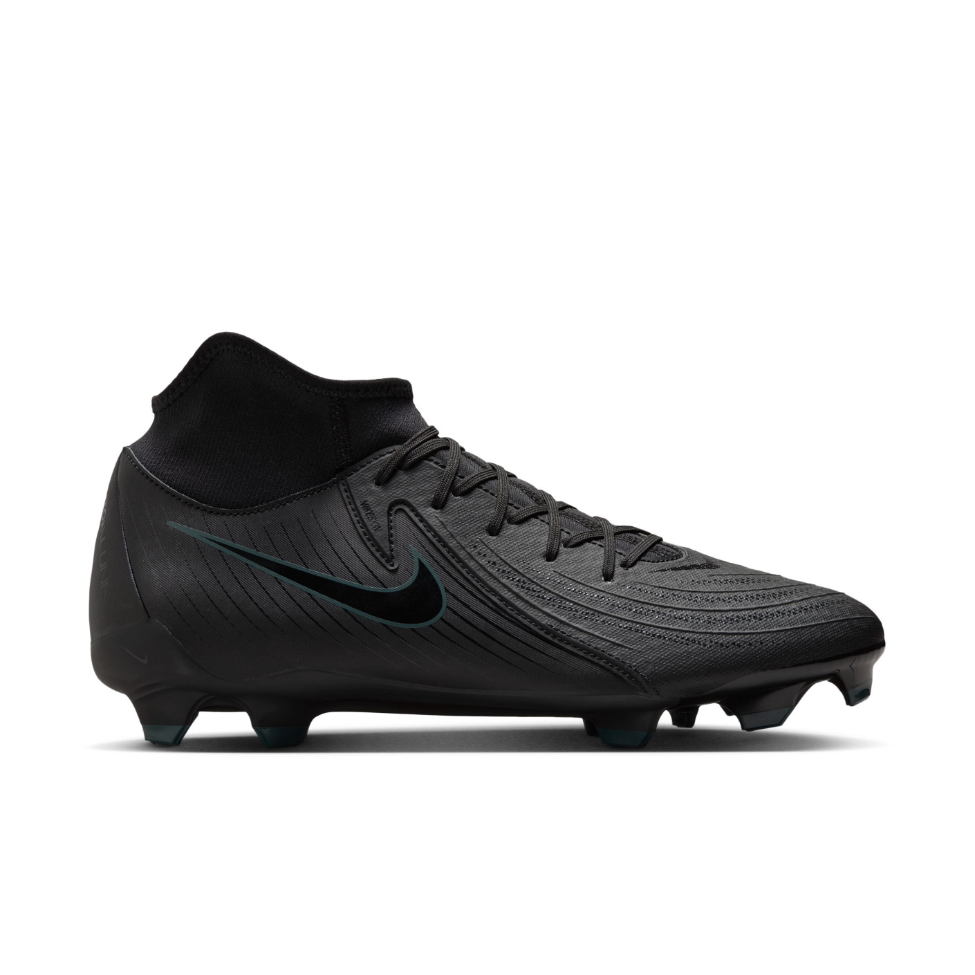 Nike Phantom Luna II Academy Gazon Naturel Gazon Artificiel Chaussures de Foot (MG) Noir Vert Foncé