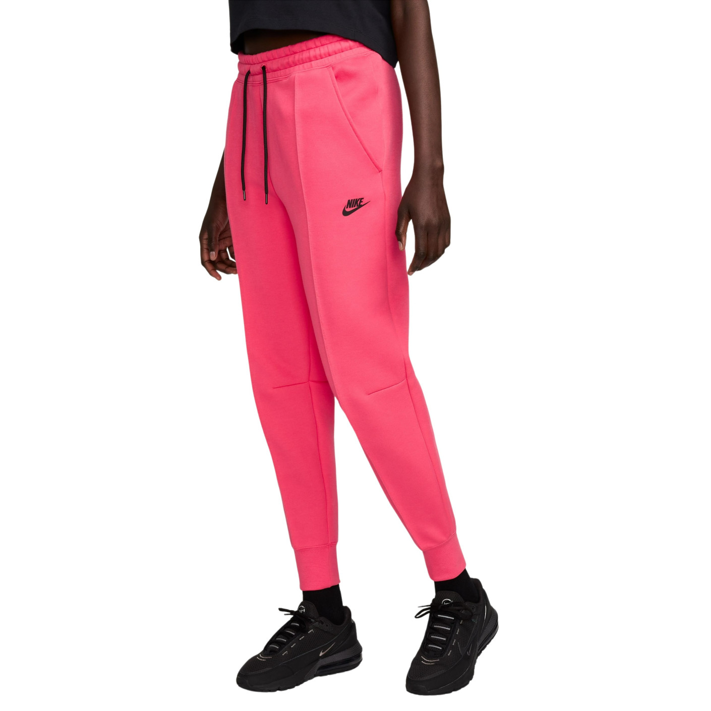 Nike Tech Fleece Sportswear Joggingbroek Dames Roze Zwart