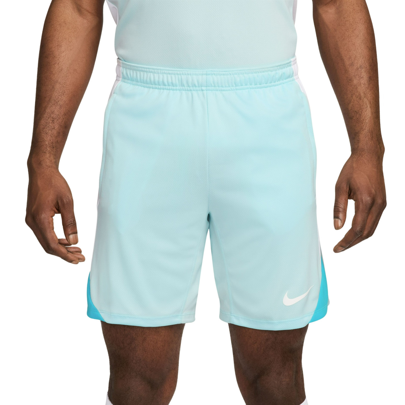 Nike Strike Trainingsbroekje Lichtblauw Blauw Wit