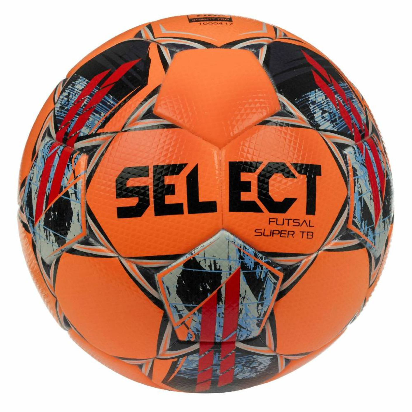 Select Futsal Super TB v22 Ballon de Foot Taille 4 Orange Noir Rouge
