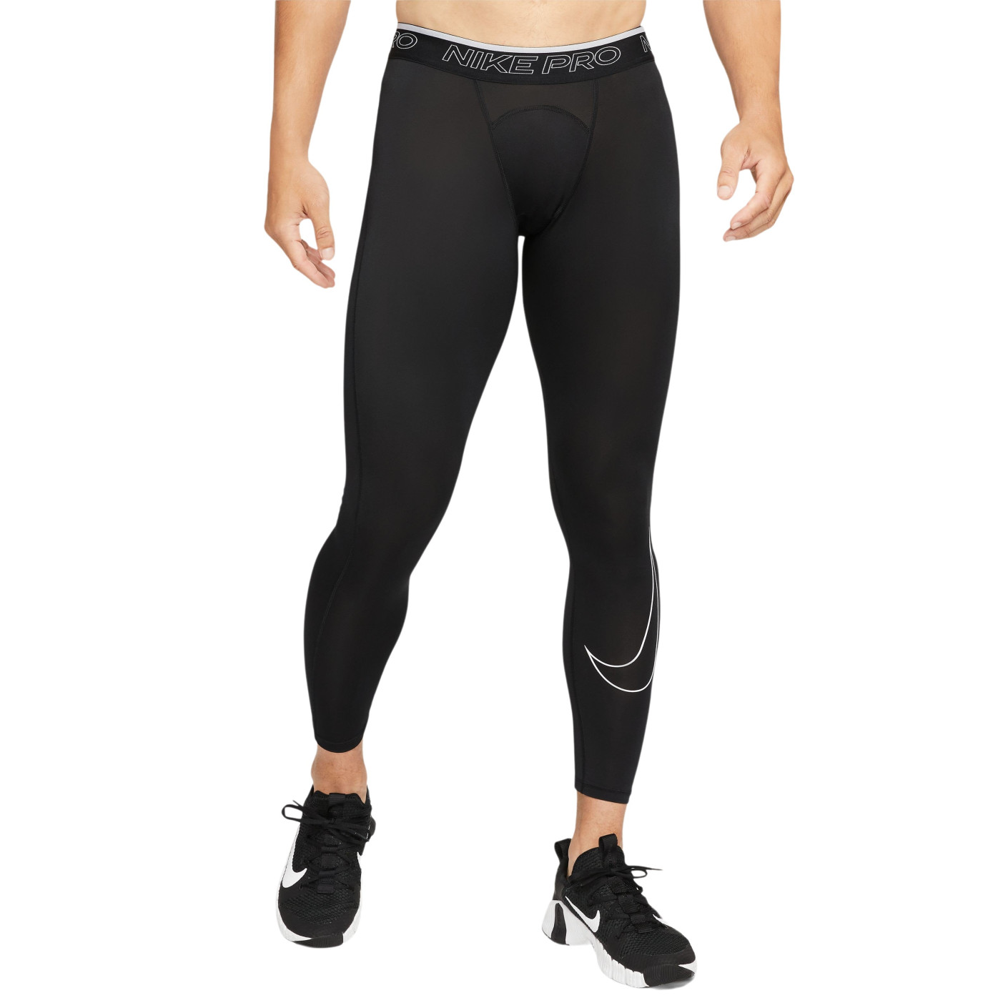 Nike Pro Dri-FIT Tight Noir Blanc