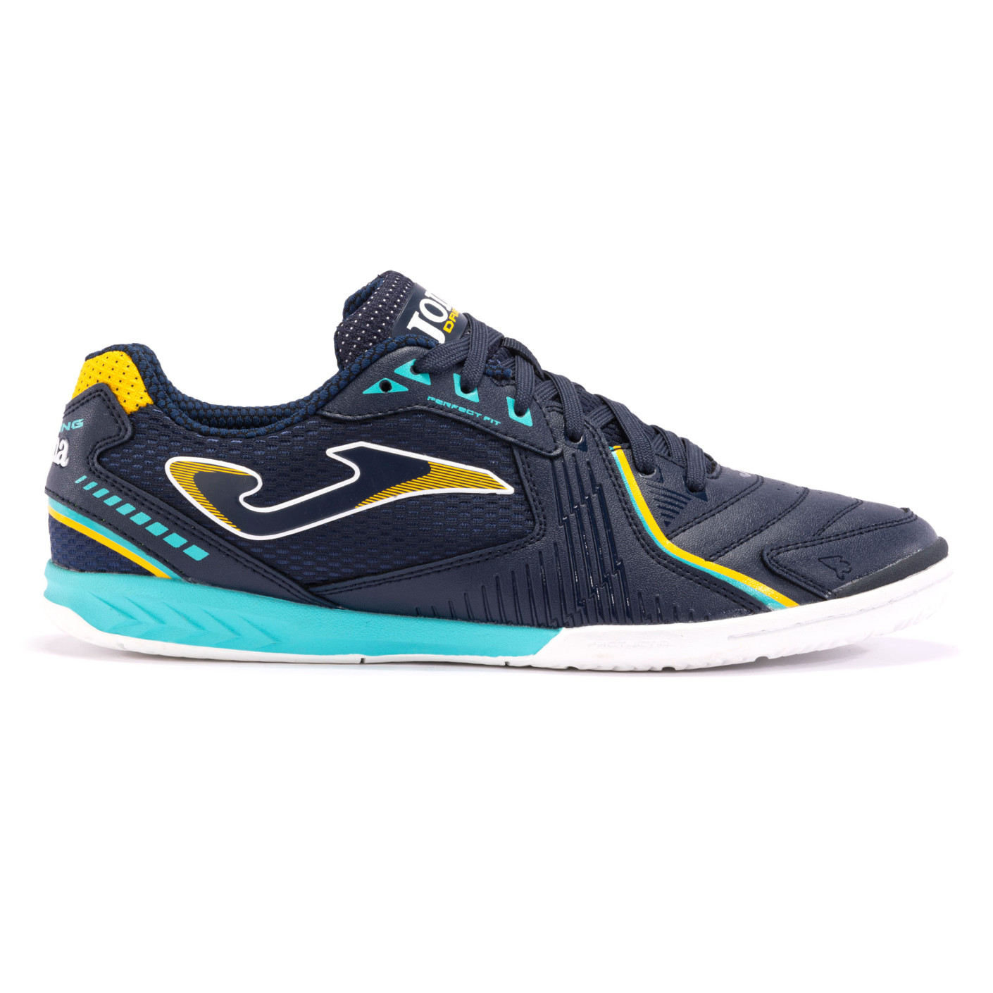 Joma Dribling Chaussures de Foot en Salle (IN) Bleu Foncé Jaune Bleu