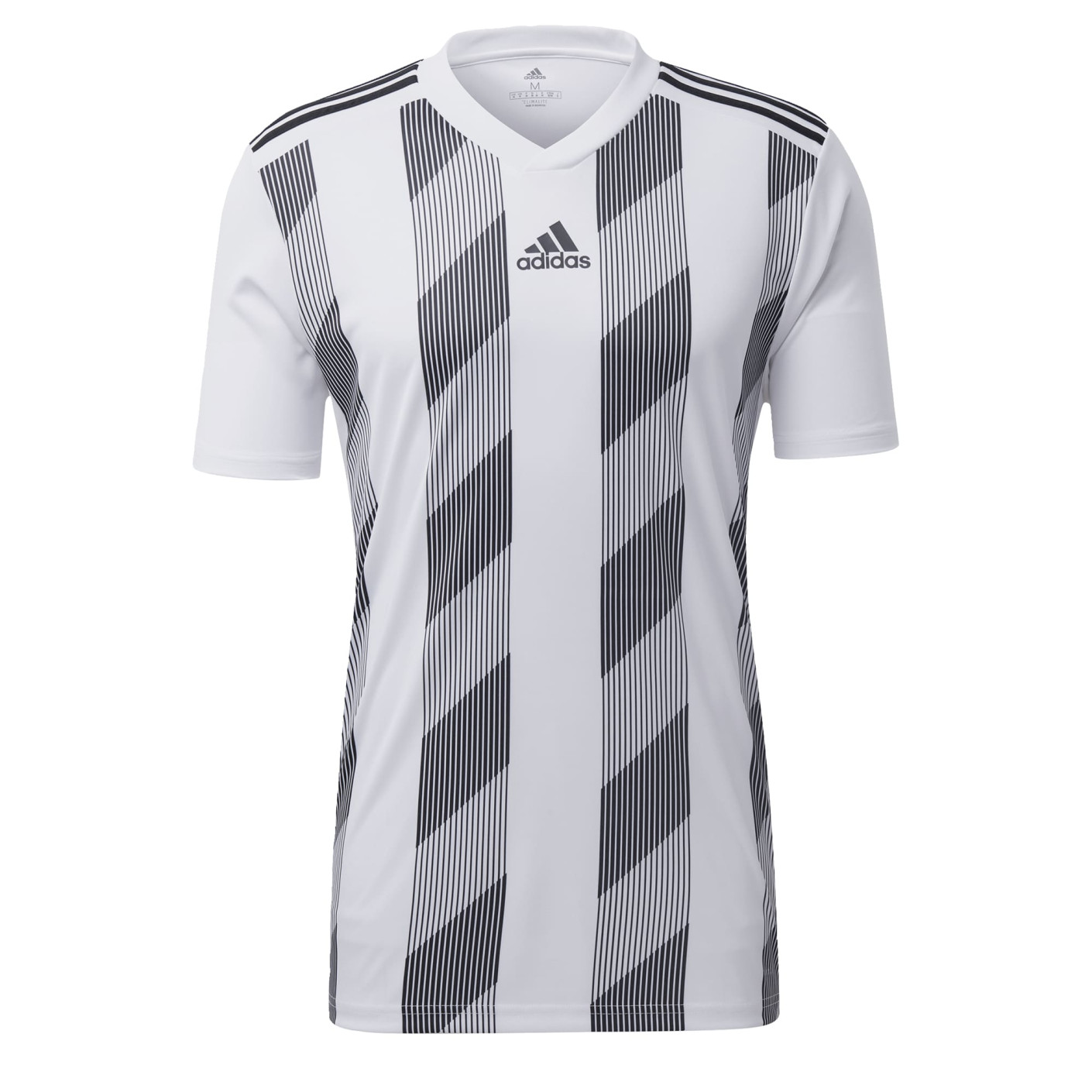 adidas STRIPED 19 Voetbalshirt Wit Zwart