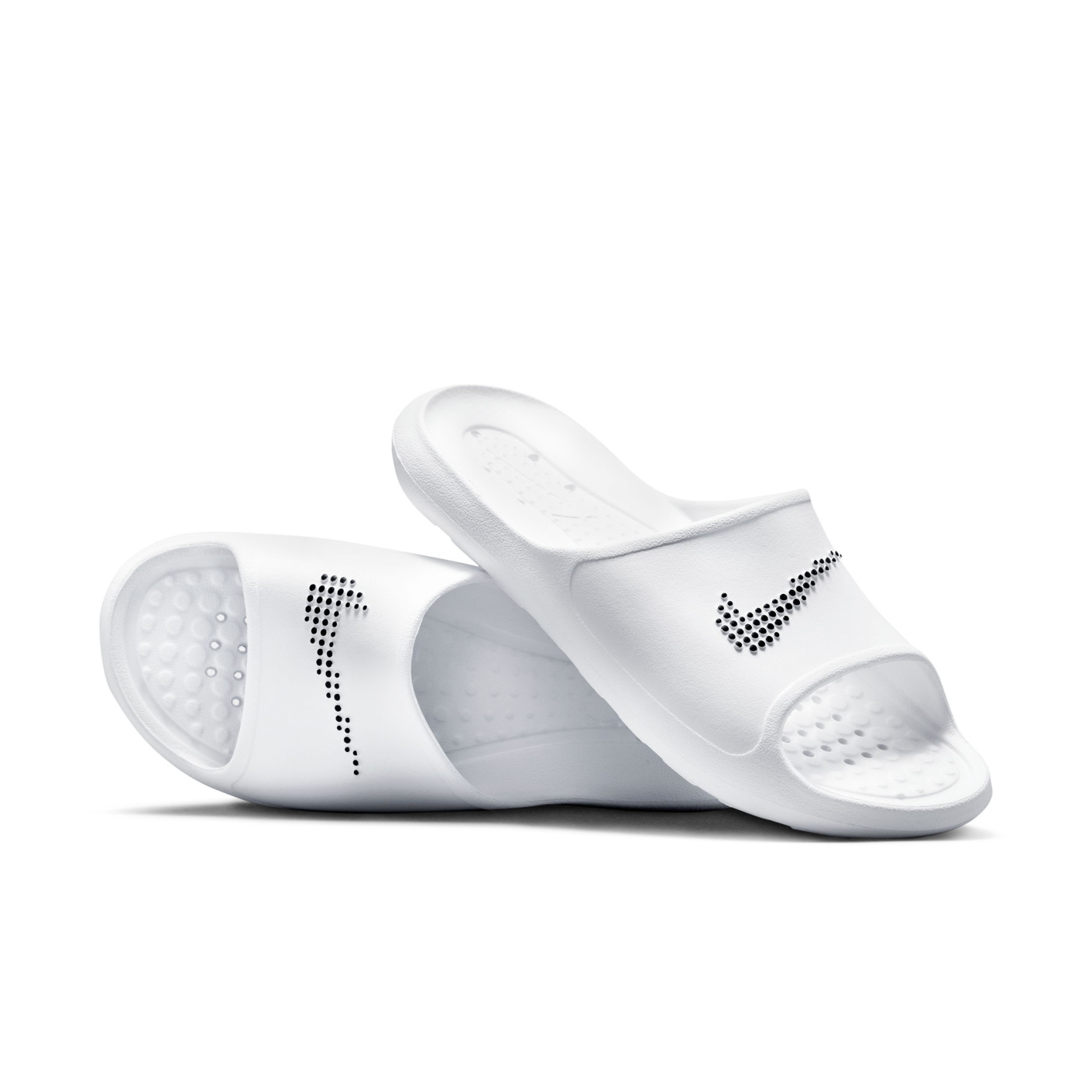 Nike Victori One Douche Claquettes Blanc Noir