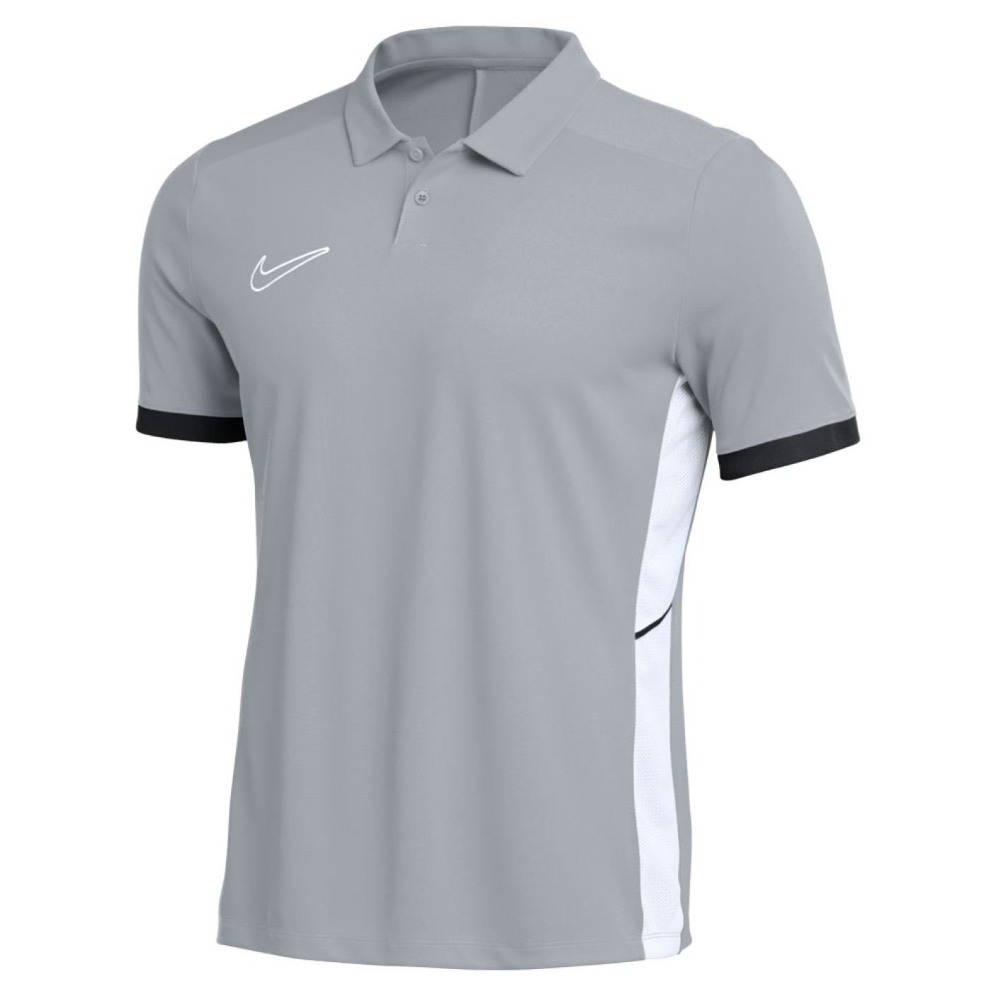 Nike Academy 25 Polo Grijs Zwart Wit