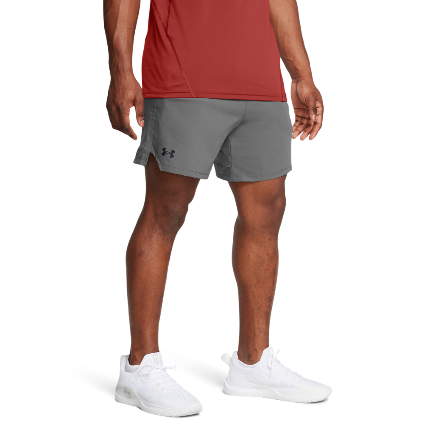Under Armour Vanish Woven Trainingsbroekje Grijs Zwart
