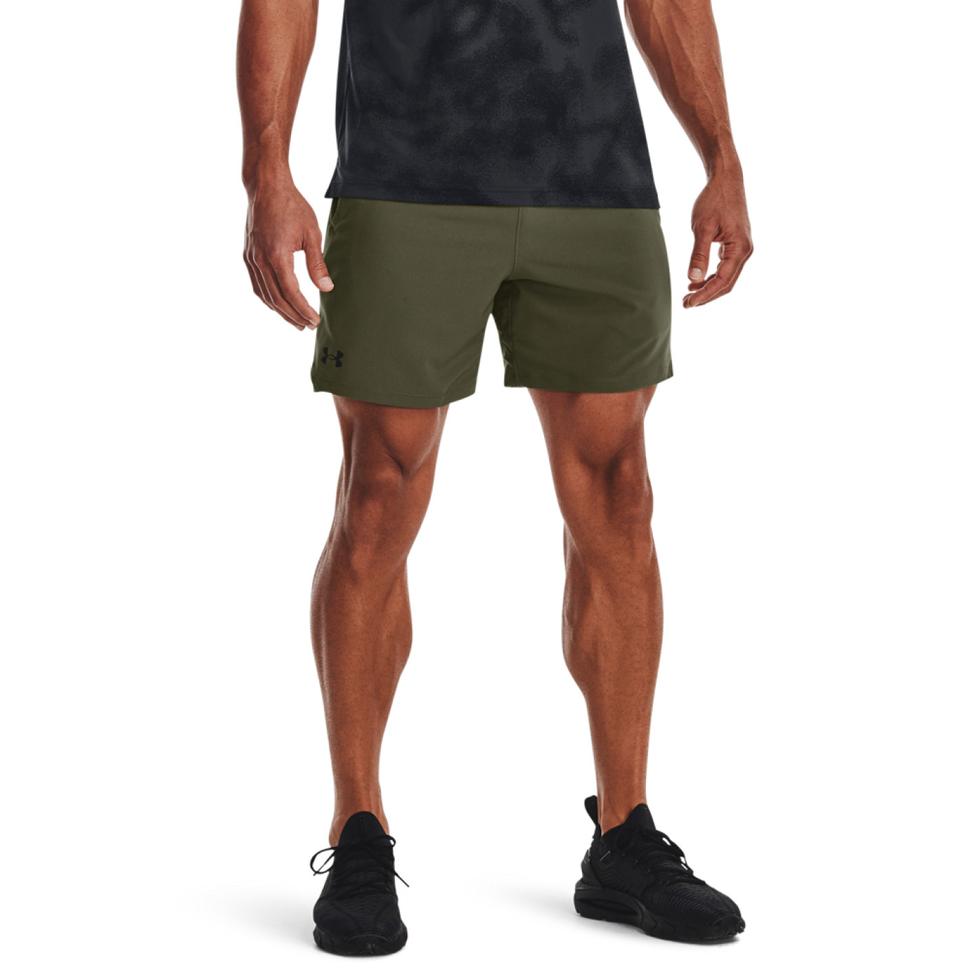 Under Armour Vanish Short d'Entraînement Woven Vert Olive Noir