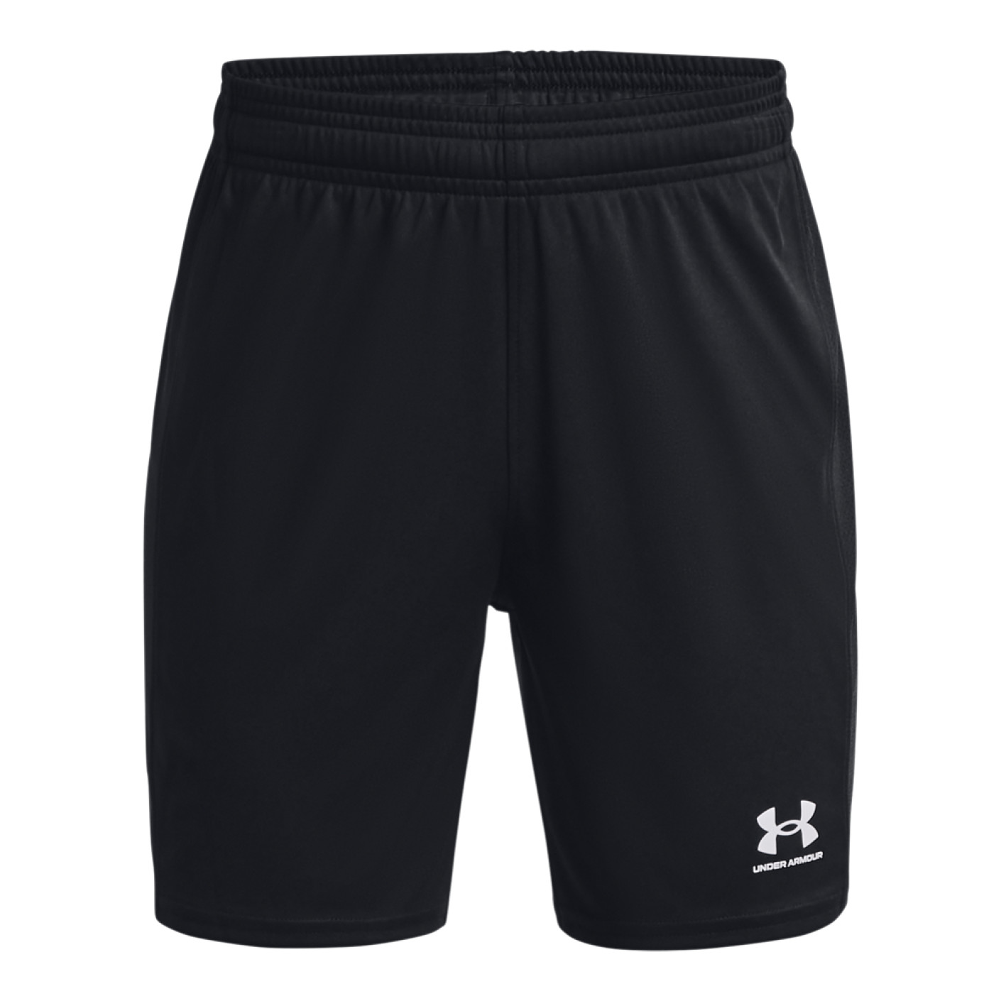 Under Armour Challenger Knit Short d'Entraînement Enfants Noir Blanc