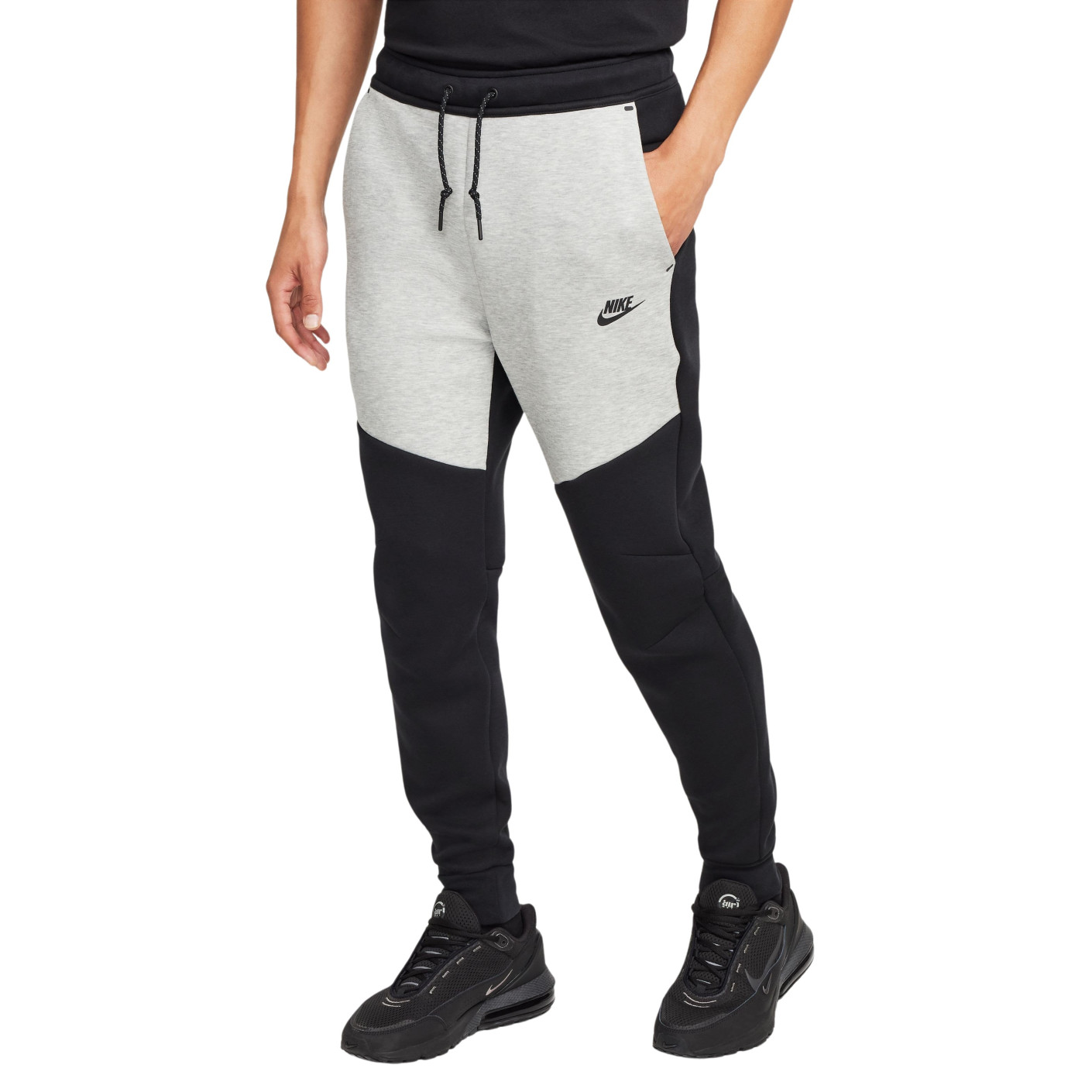 Nike Tech Fleece Sportswear Pantalon de Jogging Noir Gris Clair