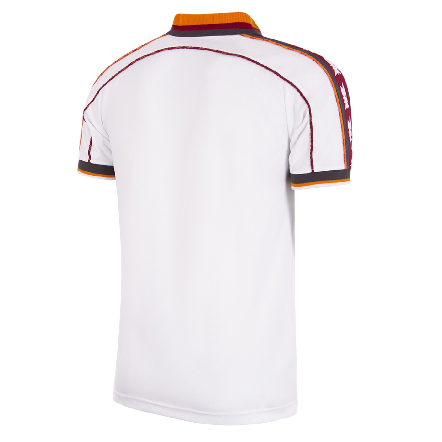 Maillot Rétro AS Roma Extérieur 1998-1999, Taille L, Blanc/orange/noir
